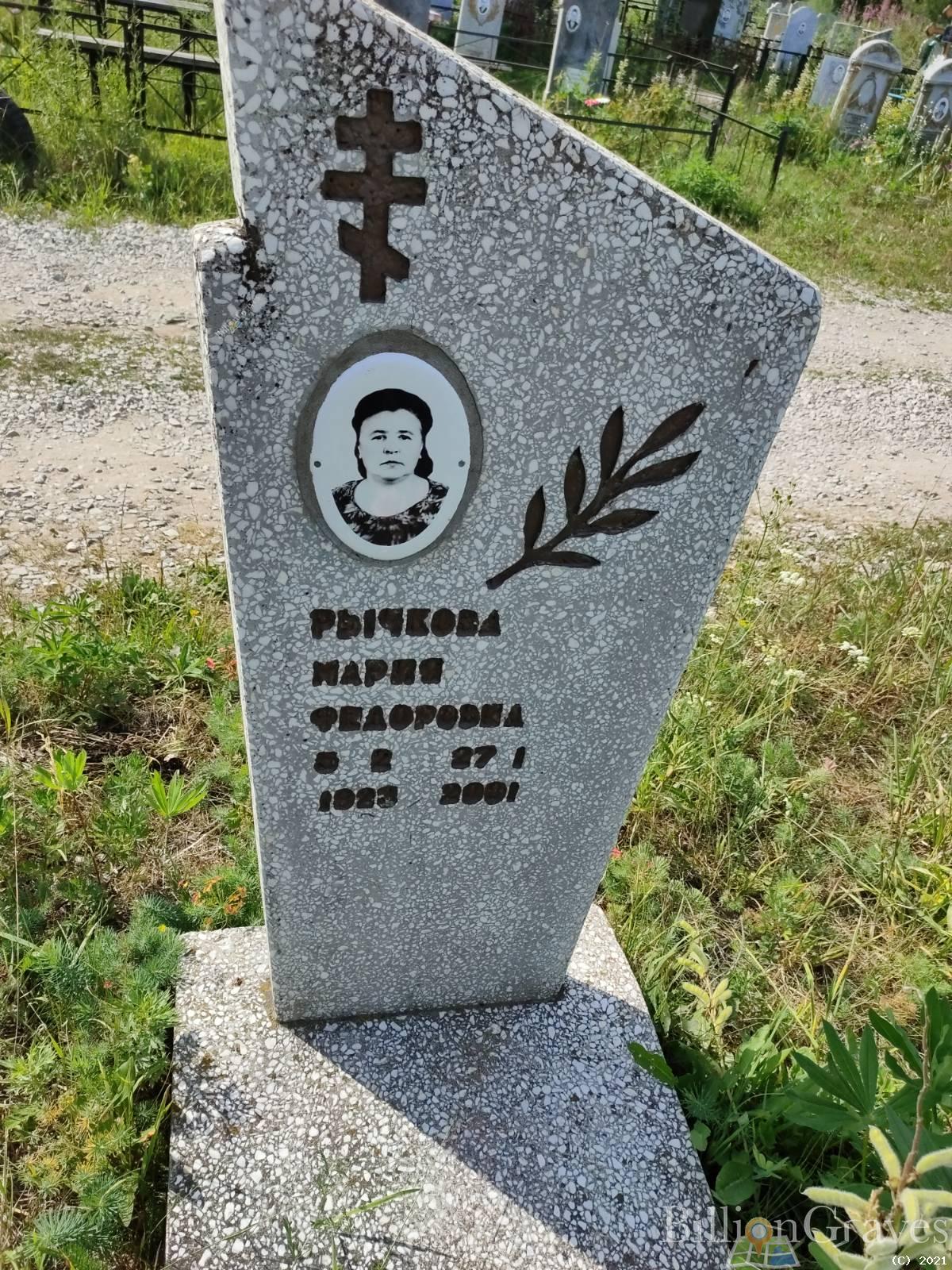 Рычкова Мария Федоровна