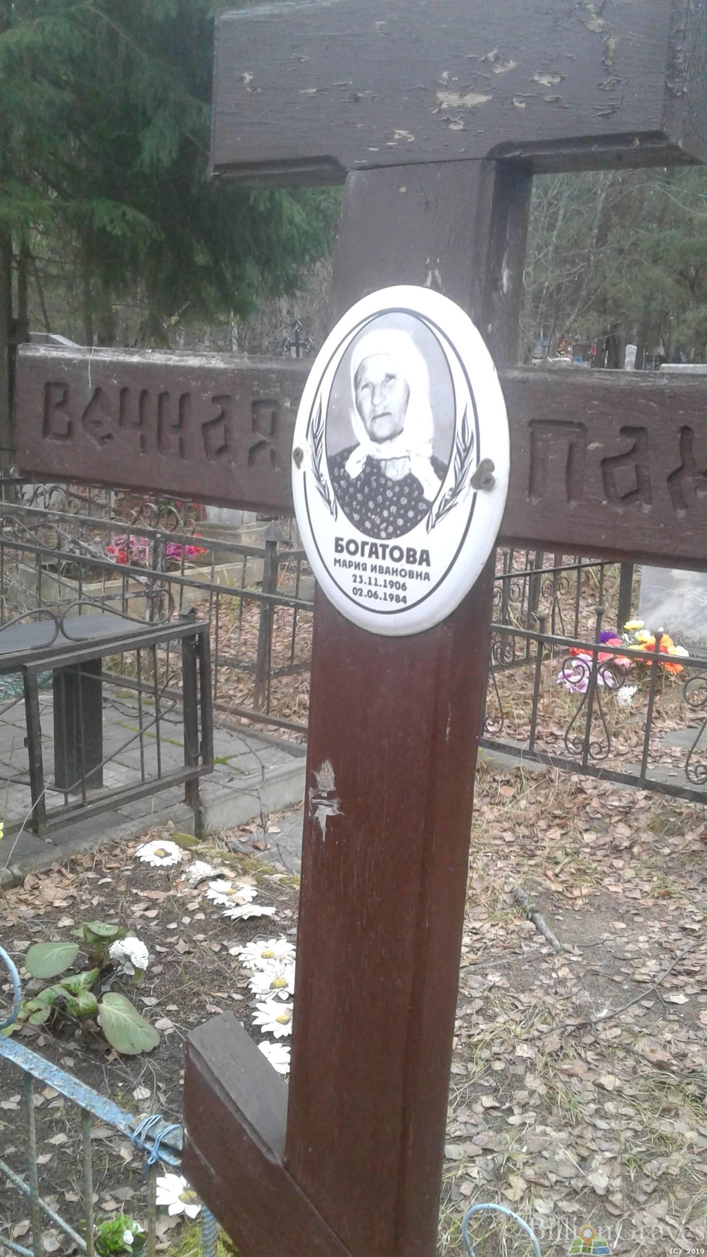 Богатова Мария Ивановна