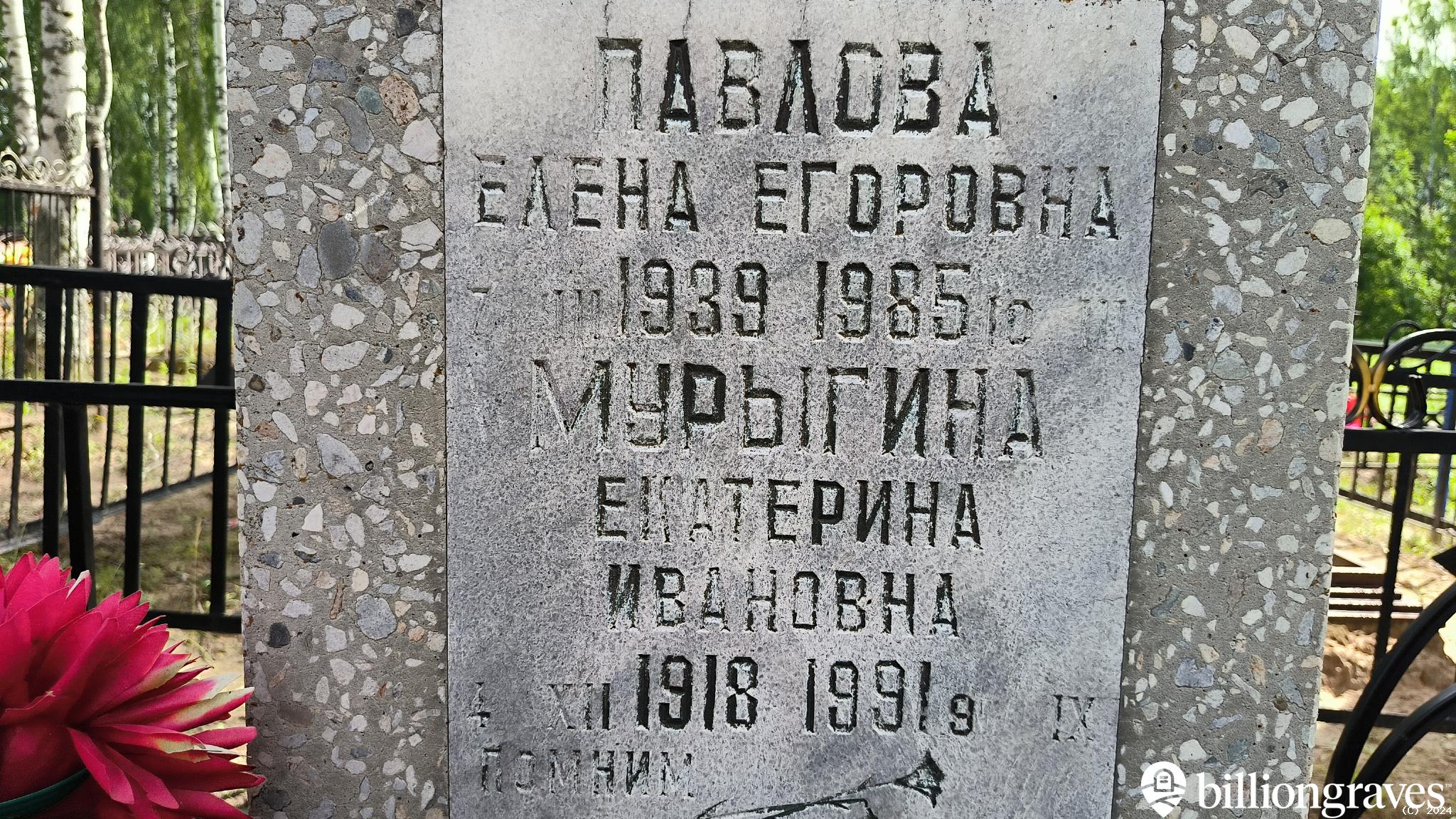 Мурыгина Екатерина Ивановна