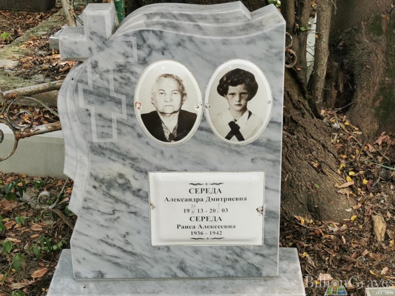 Середа Александра Дмитриевна