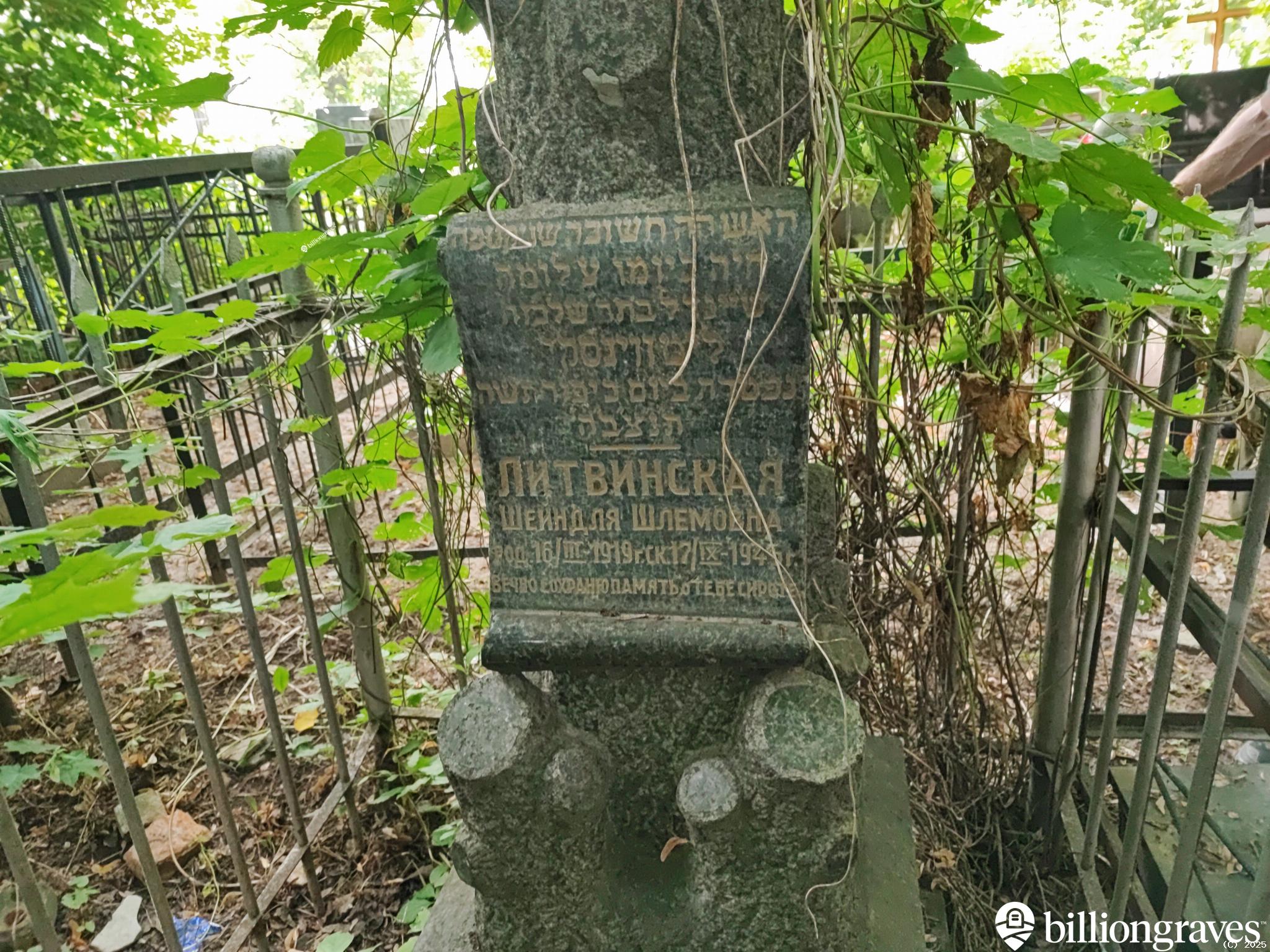 Литвинская Шейндля Шлемовна