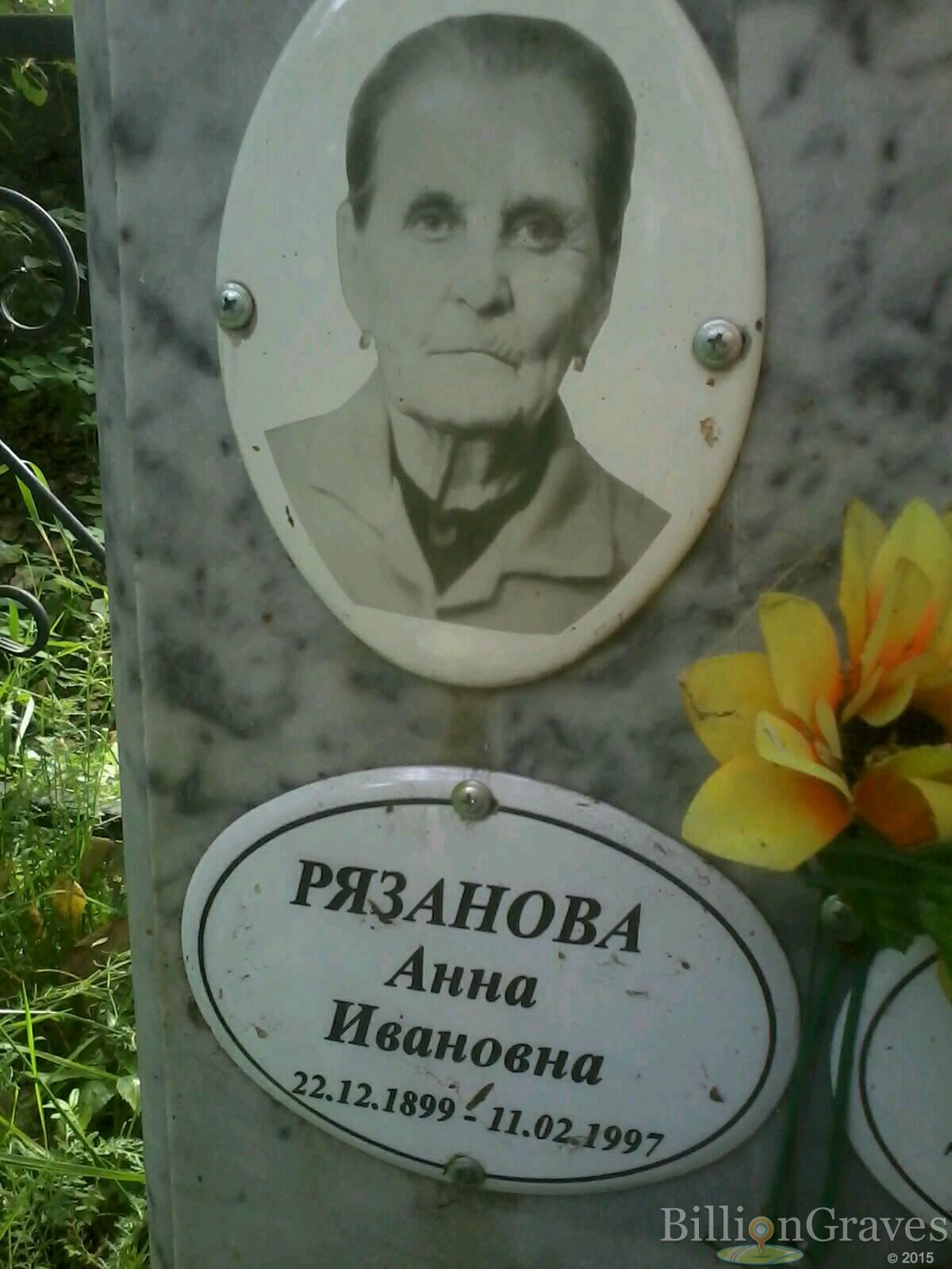 Рязанова Анна Ивановна