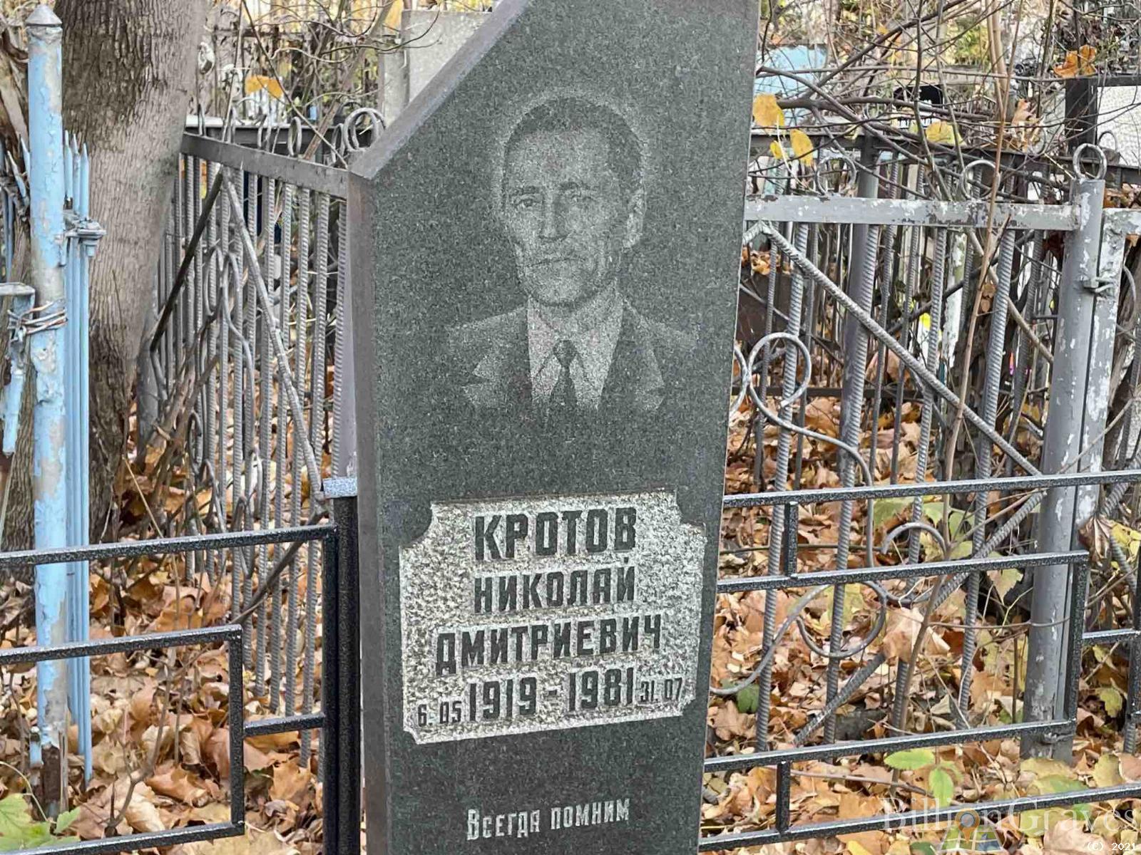 Кротов Николай Дмитриевич