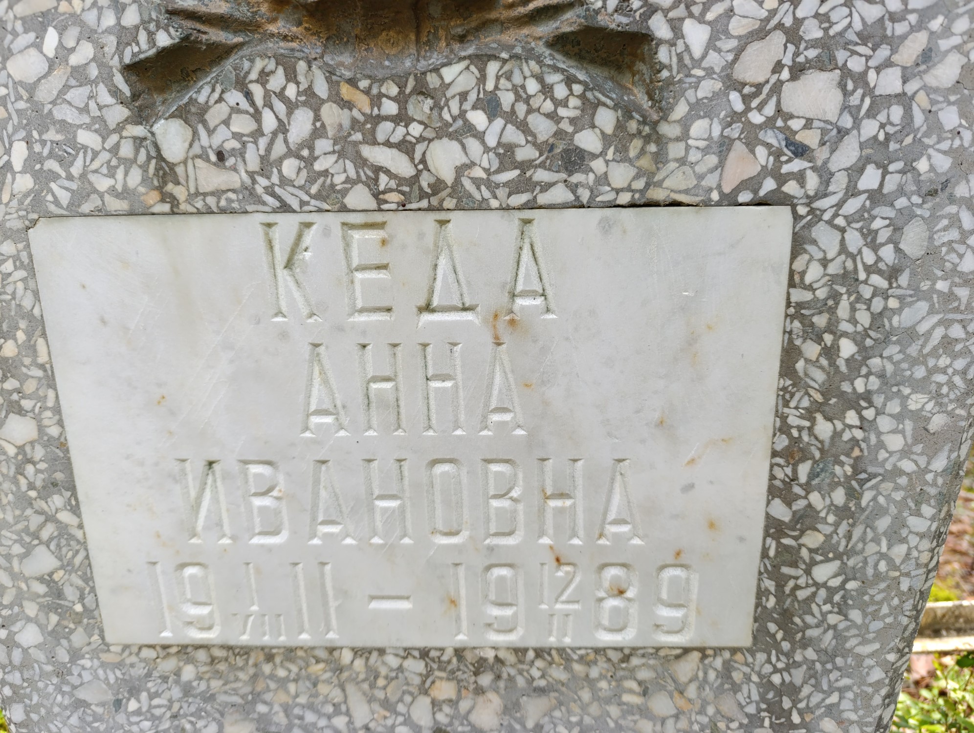 Кеда Анна Ивановна
