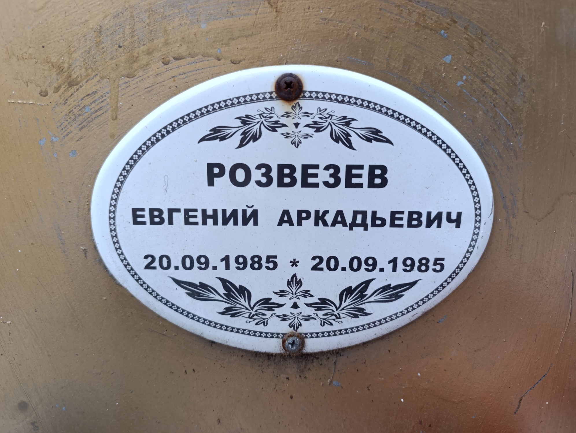 Розвезев Евгений Аркадьевич