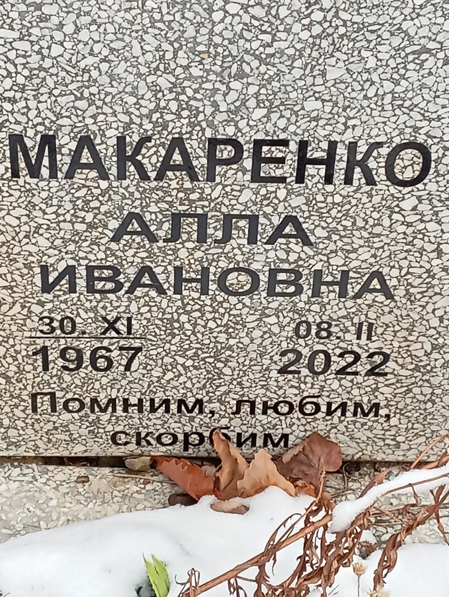 Макаренко Алла Ивановна