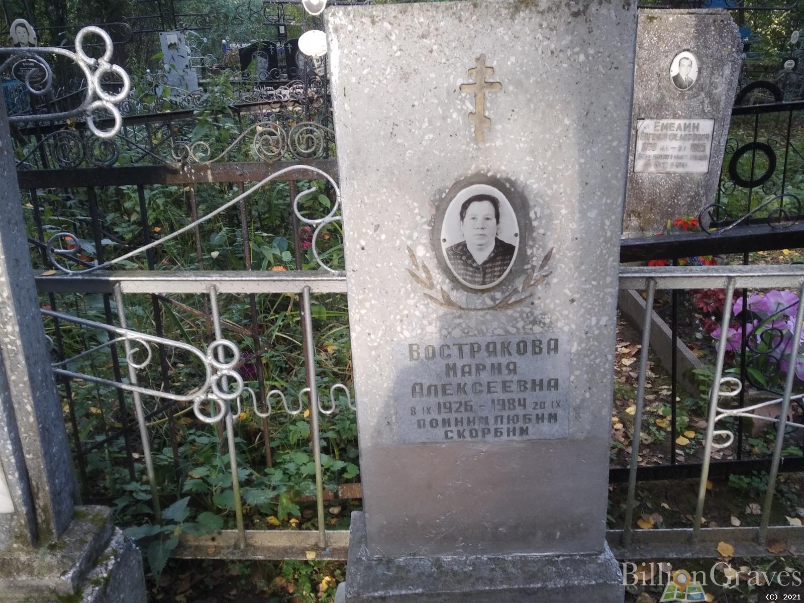 Вострякова Мария Алексеевна