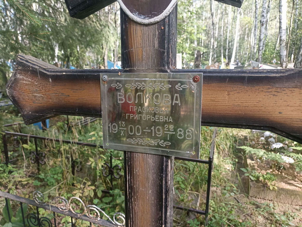 Волкова Прасковья Григорьевна