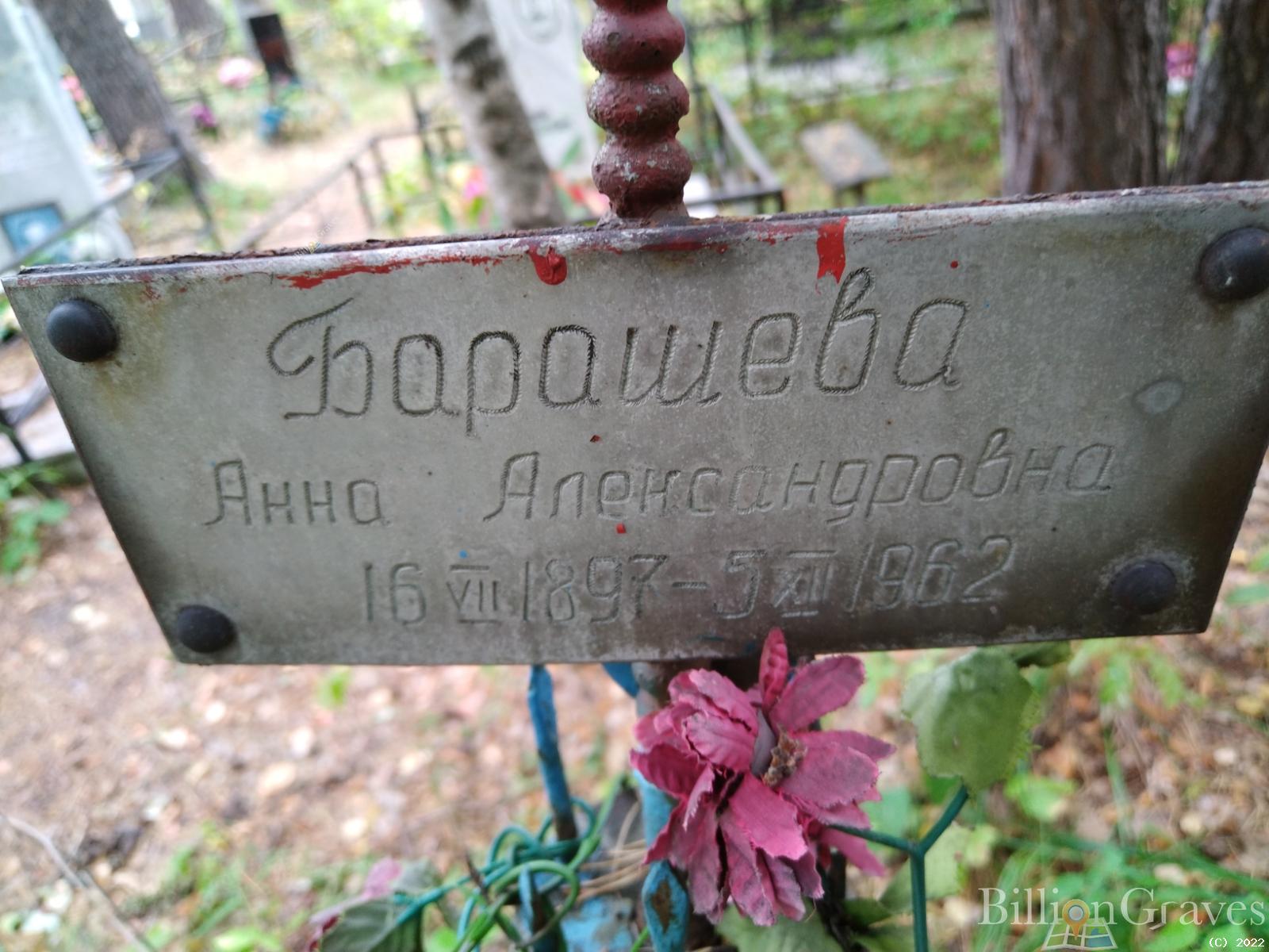 Барашева Анна Александровна