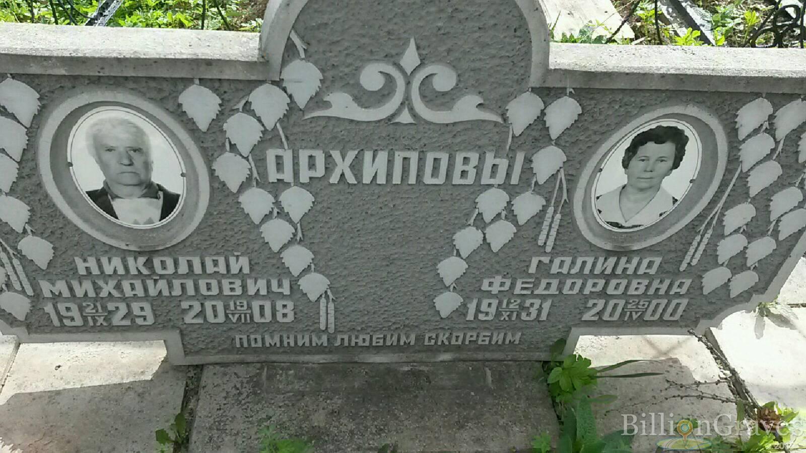 Архипова Галина Федоровна