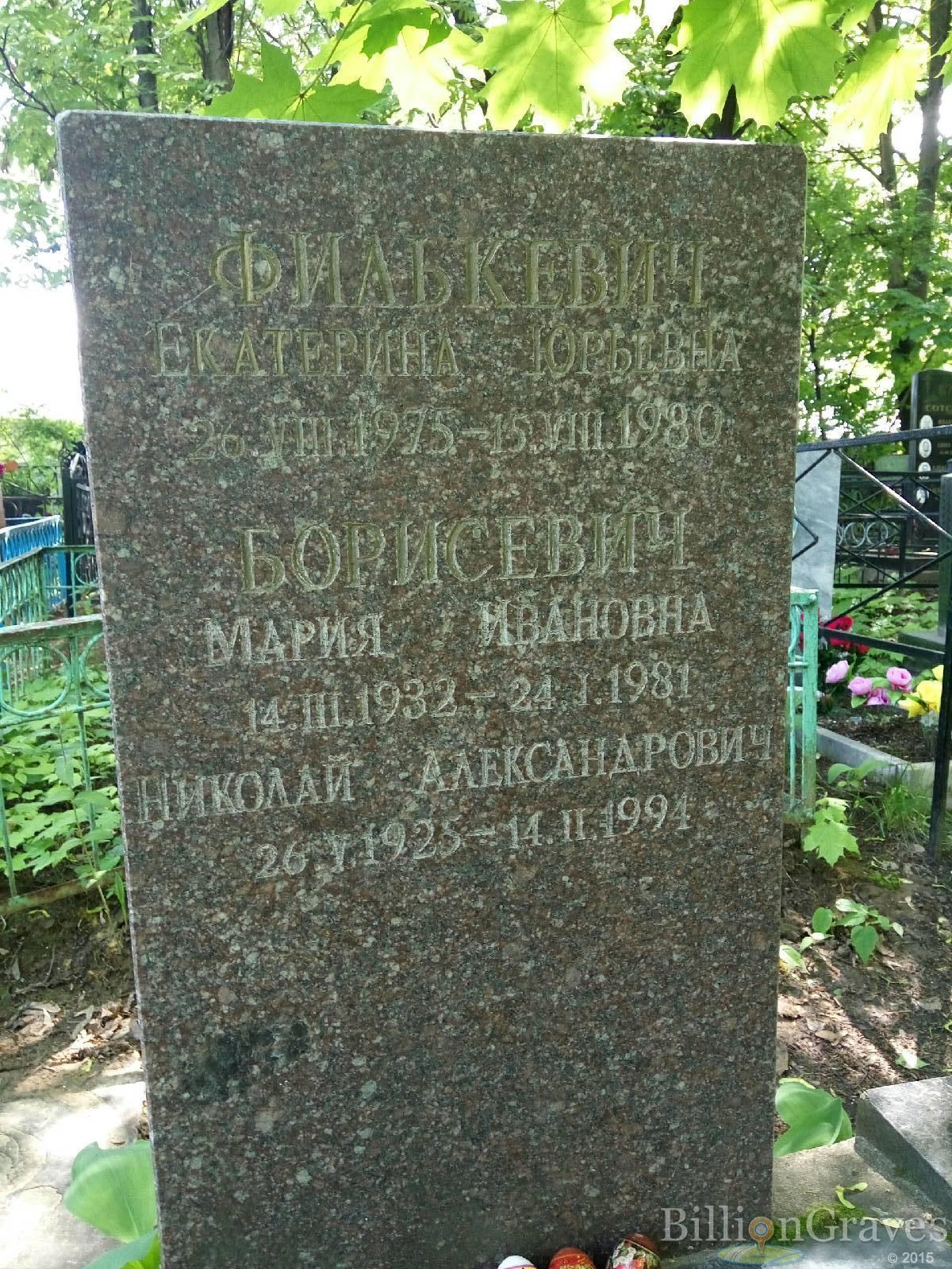 Борисевич Мария Ивановна