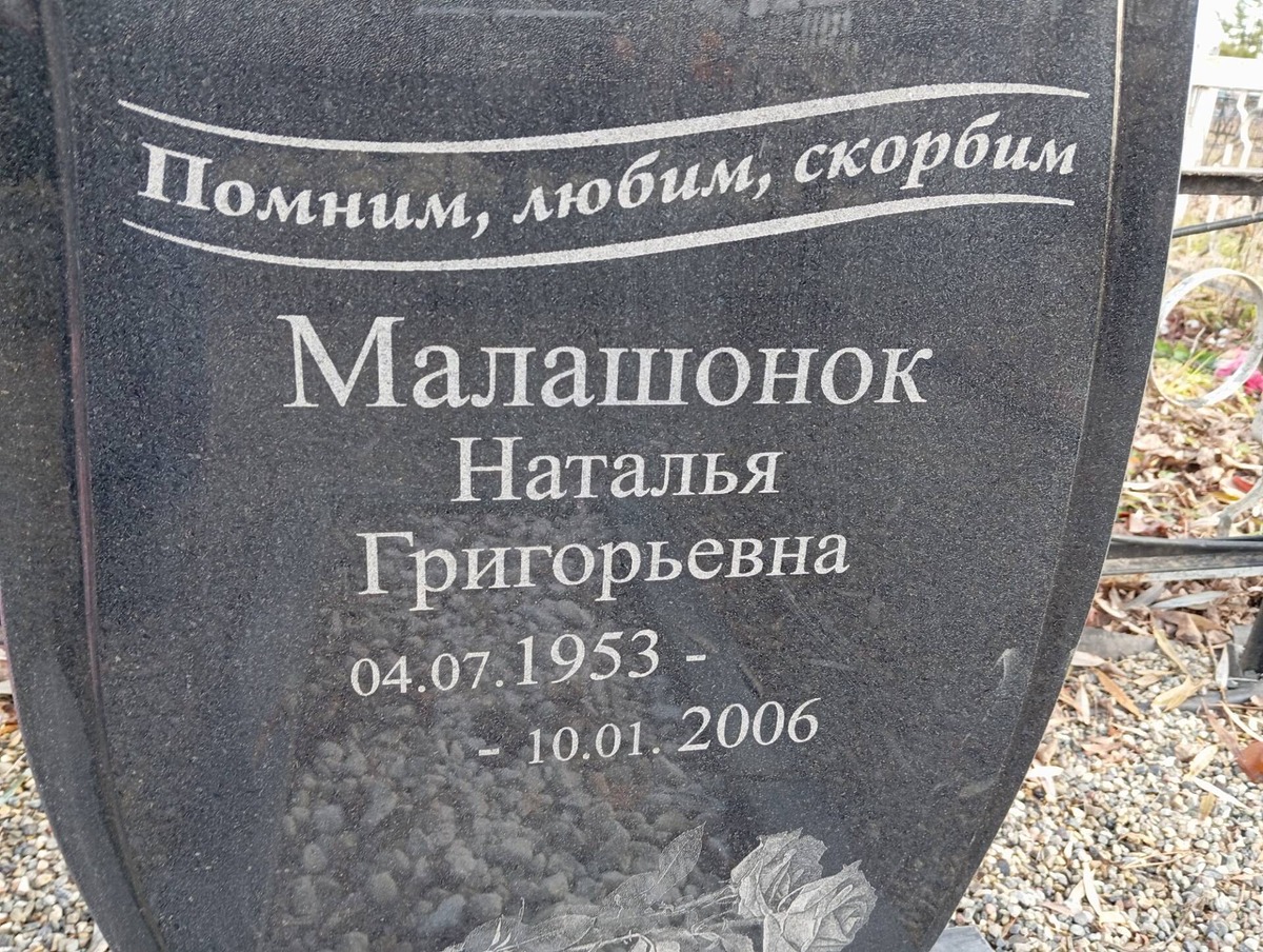 Малашонок Наталья Григорьевна