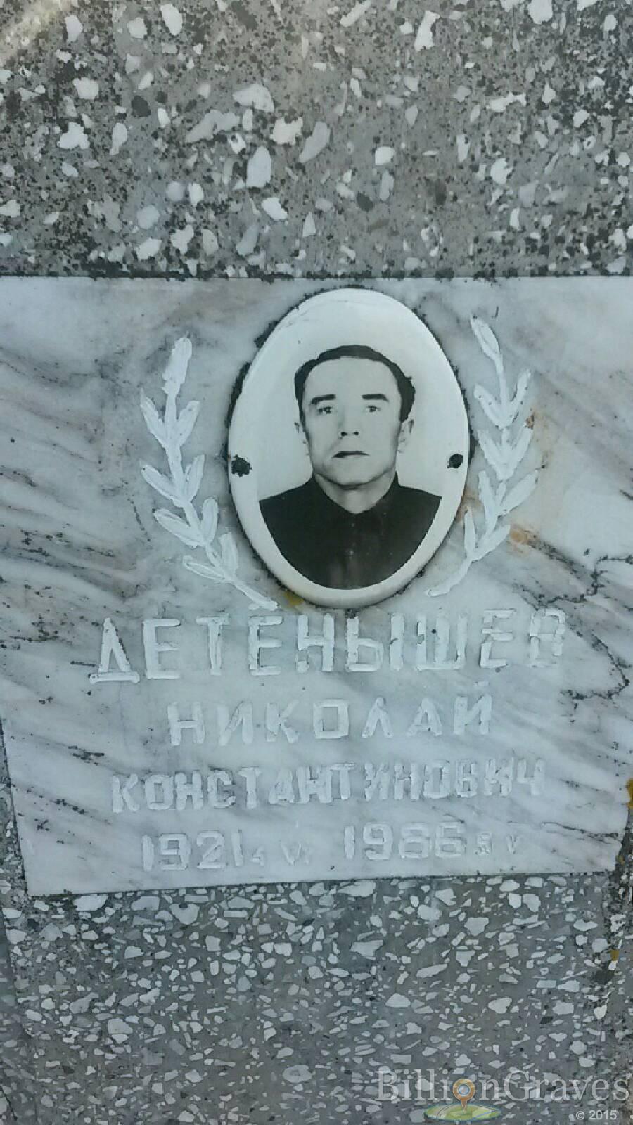 Детёнышев Николай Константинович