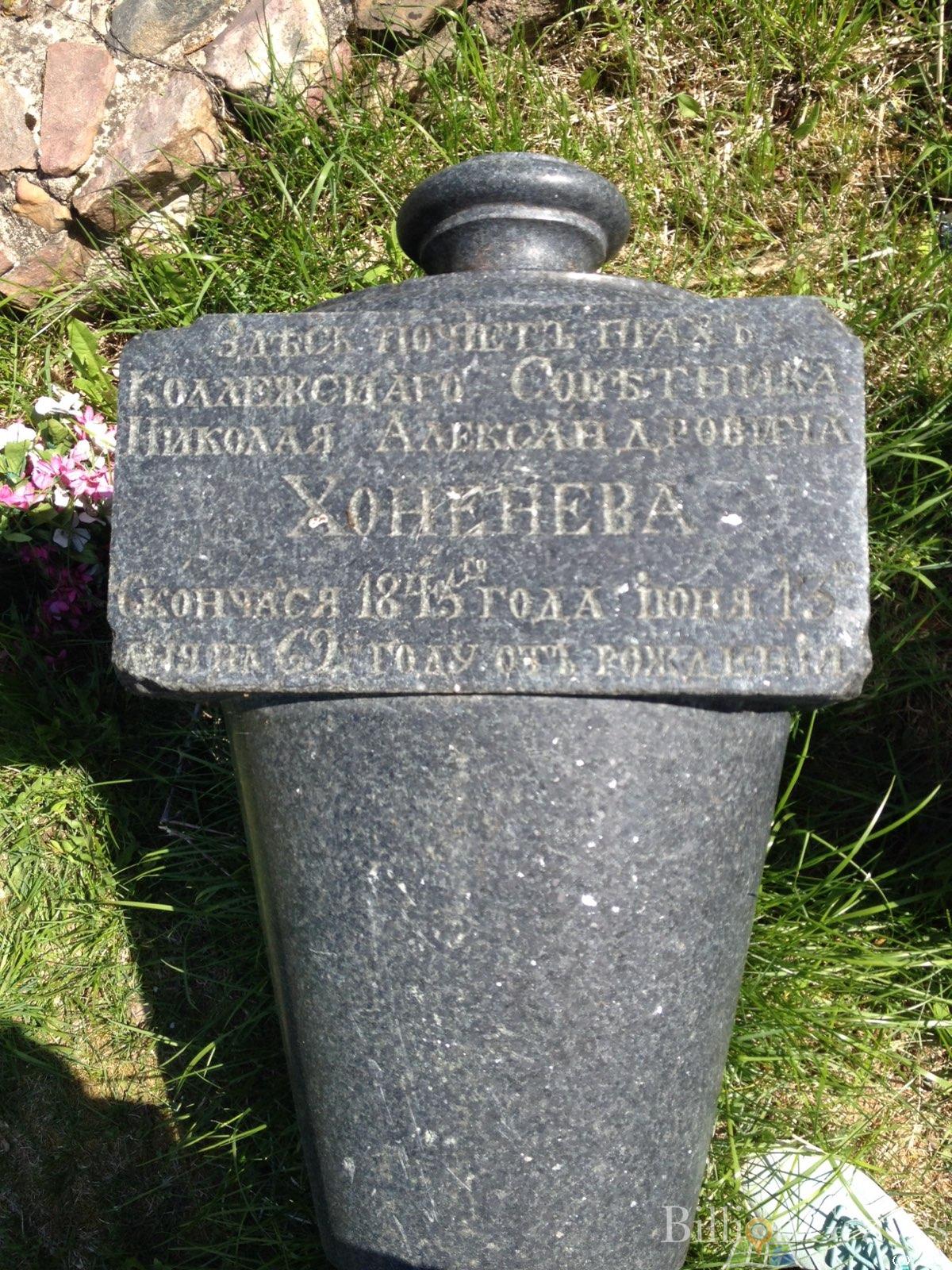хоненев николай александрович