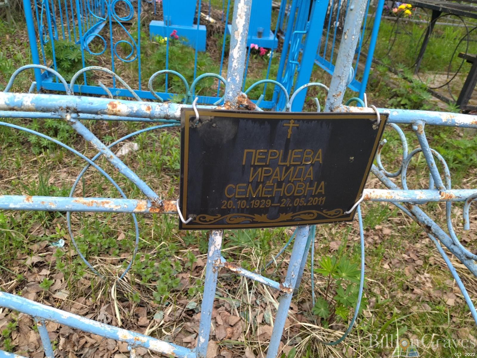 Перцева Ираида Семёновна