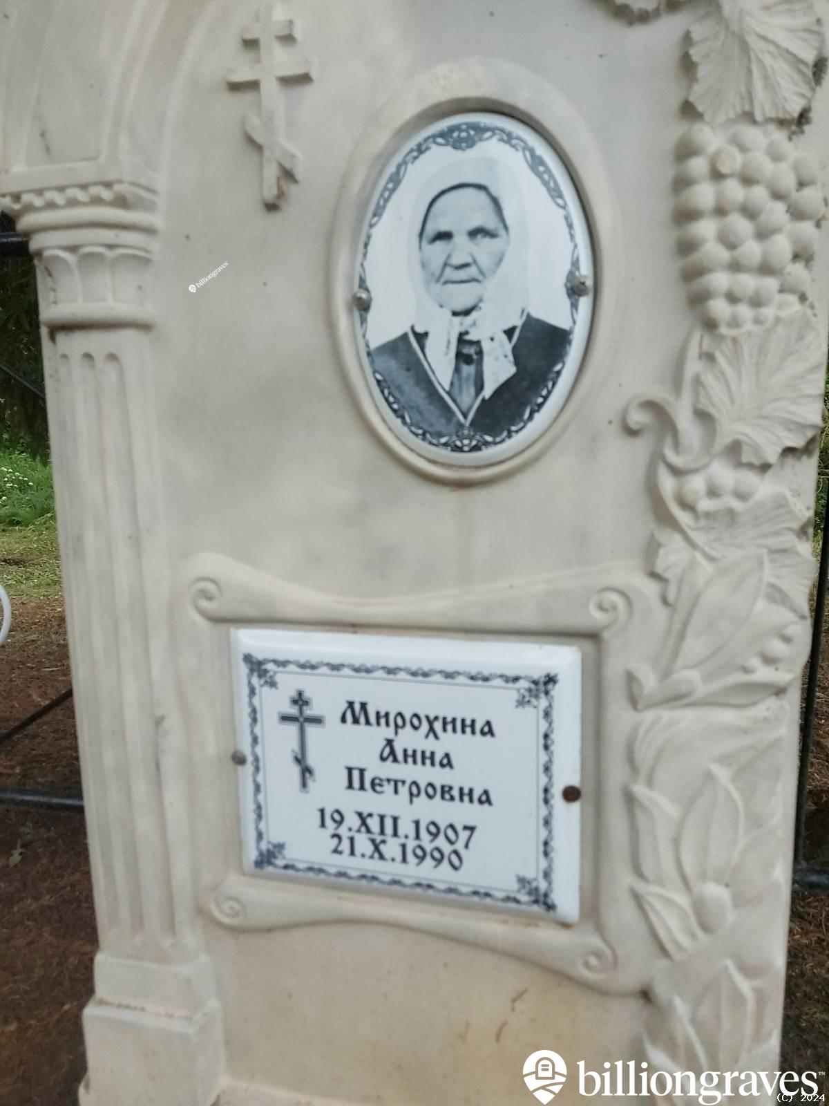 Мирохина Анна Петровна