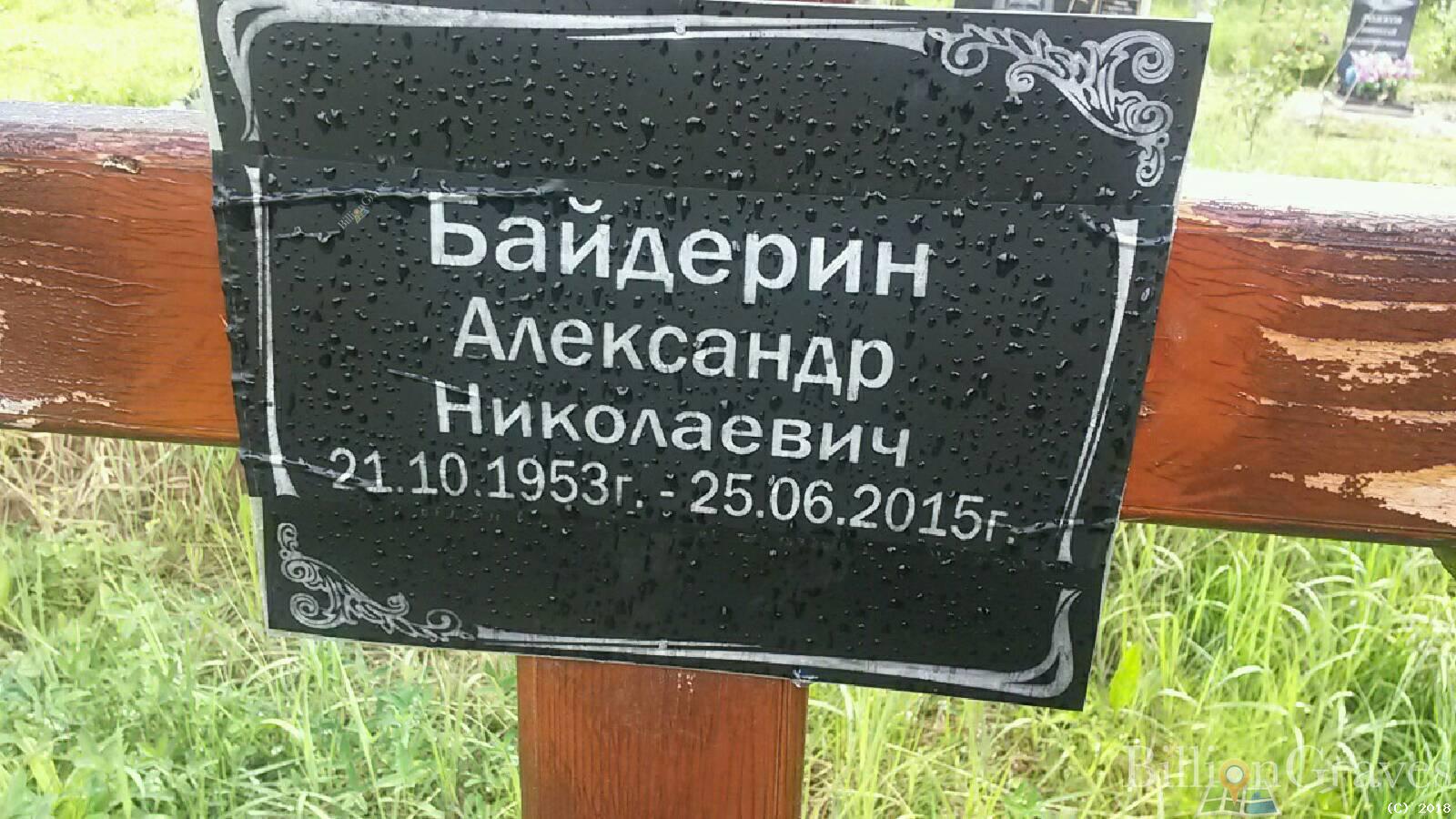 Байдерин Александр Николаевич
