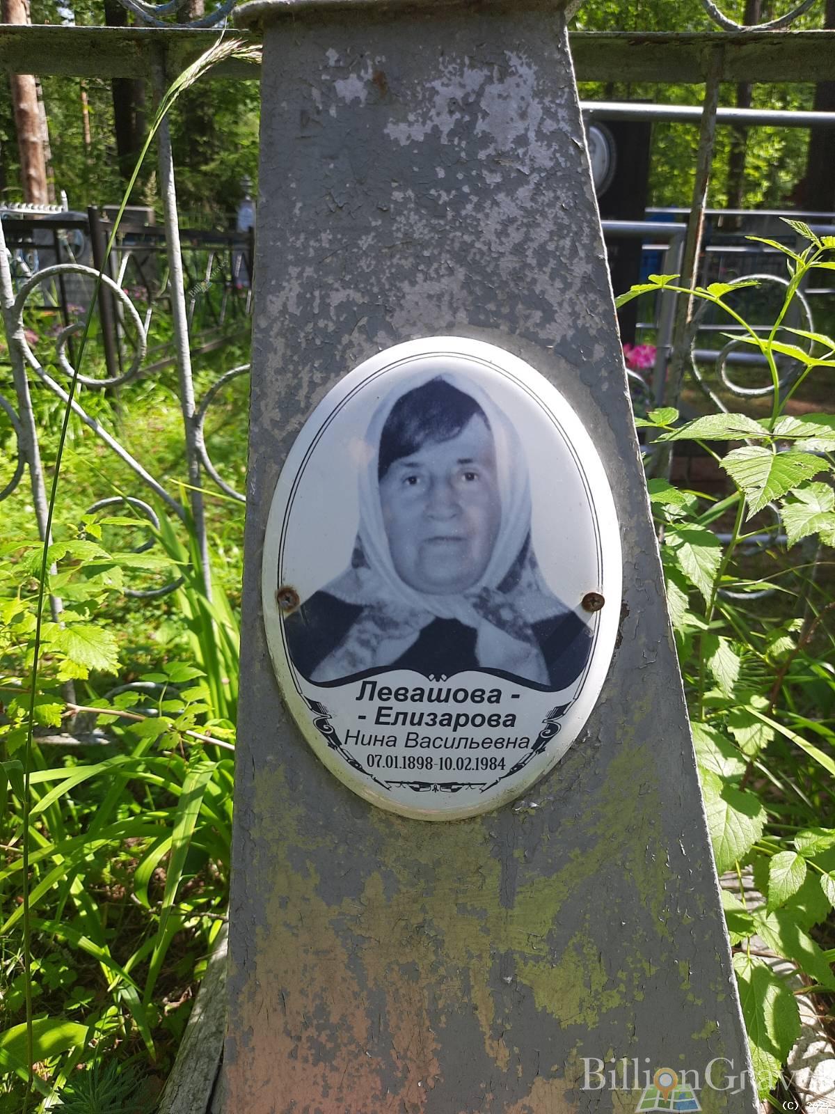 Левашова Елизарова Нина Васильевна