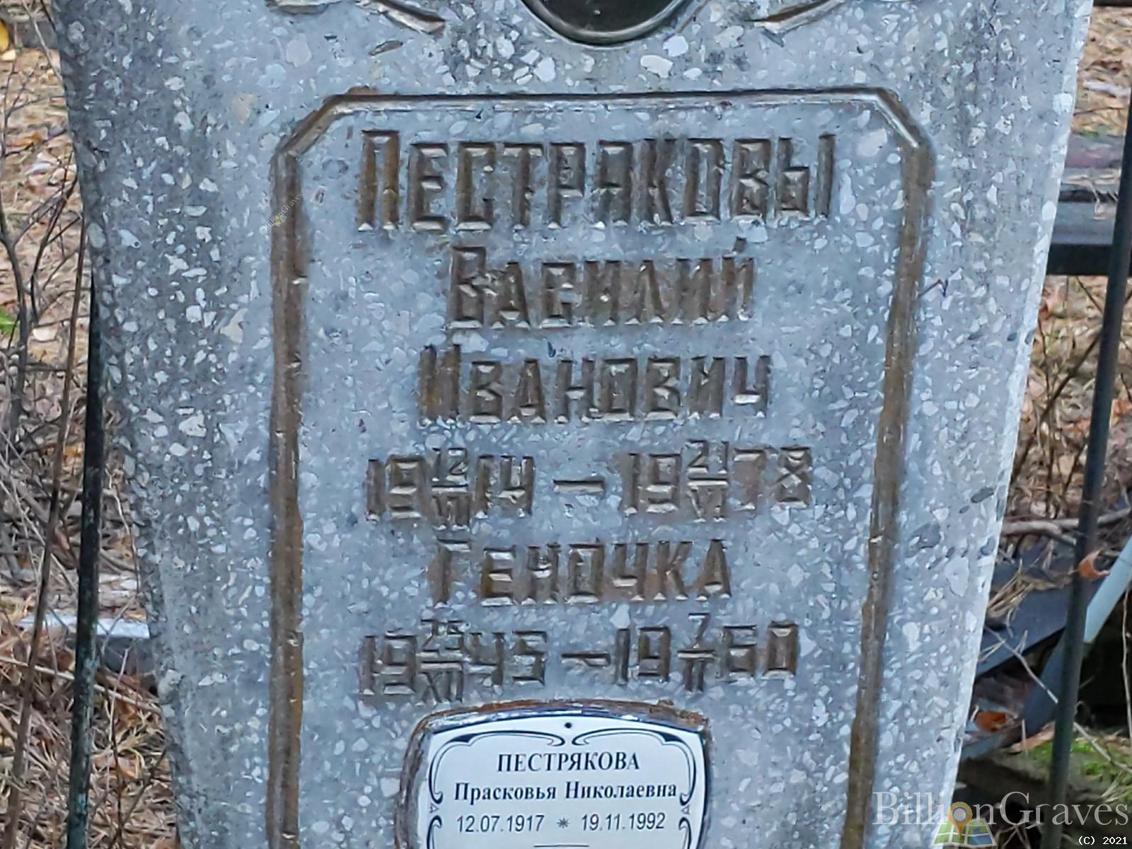 Пестряков Василий Иванович