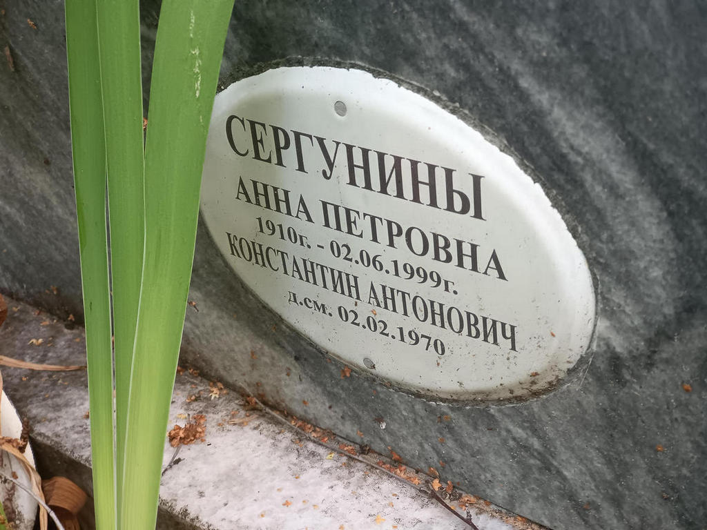 Сергунина Анна Петровна
