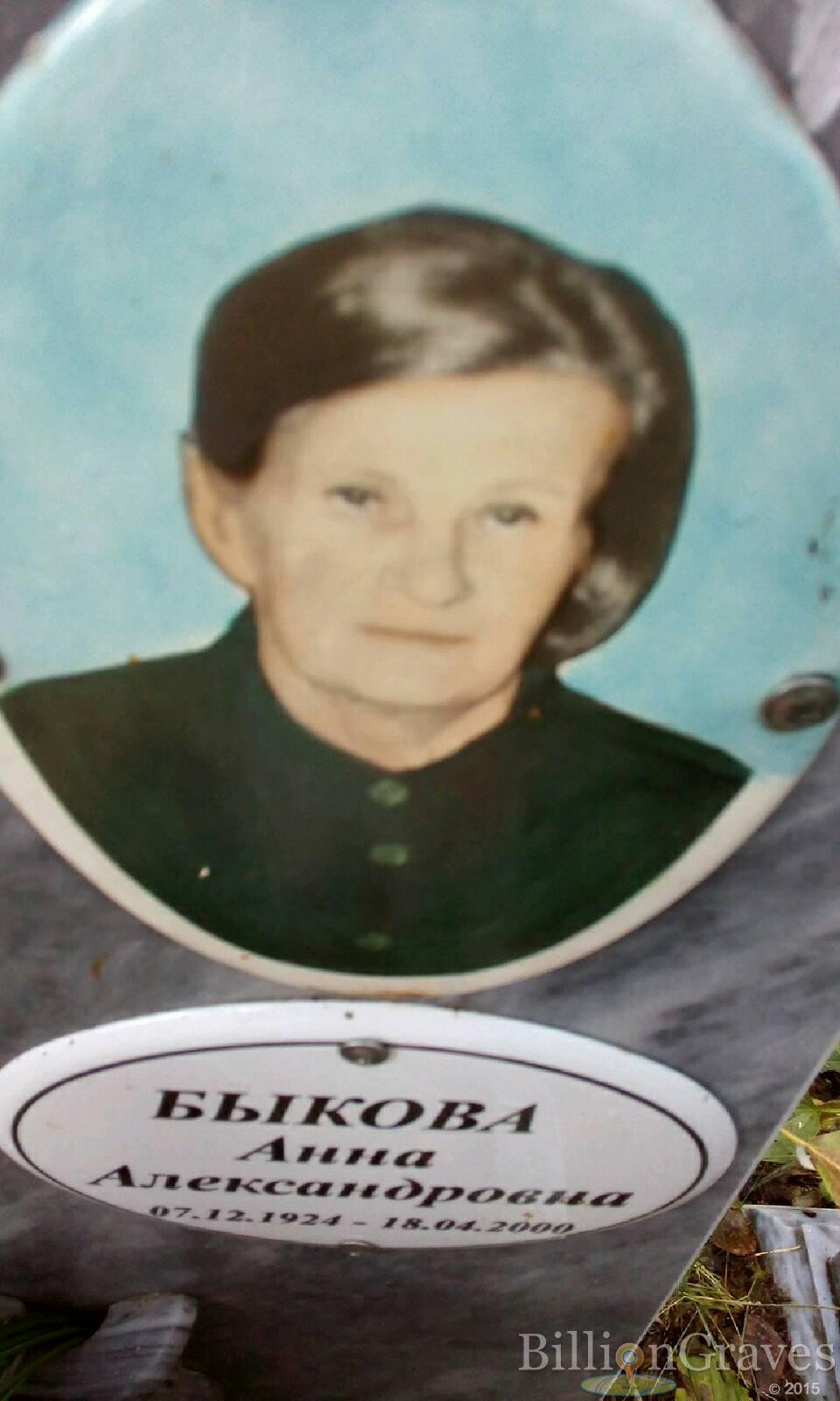 Быкова Анна Александровна