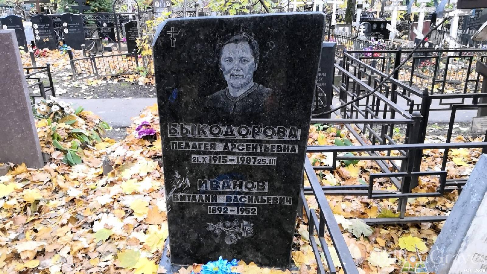 Быкодорова Пелагея Арсентьевна