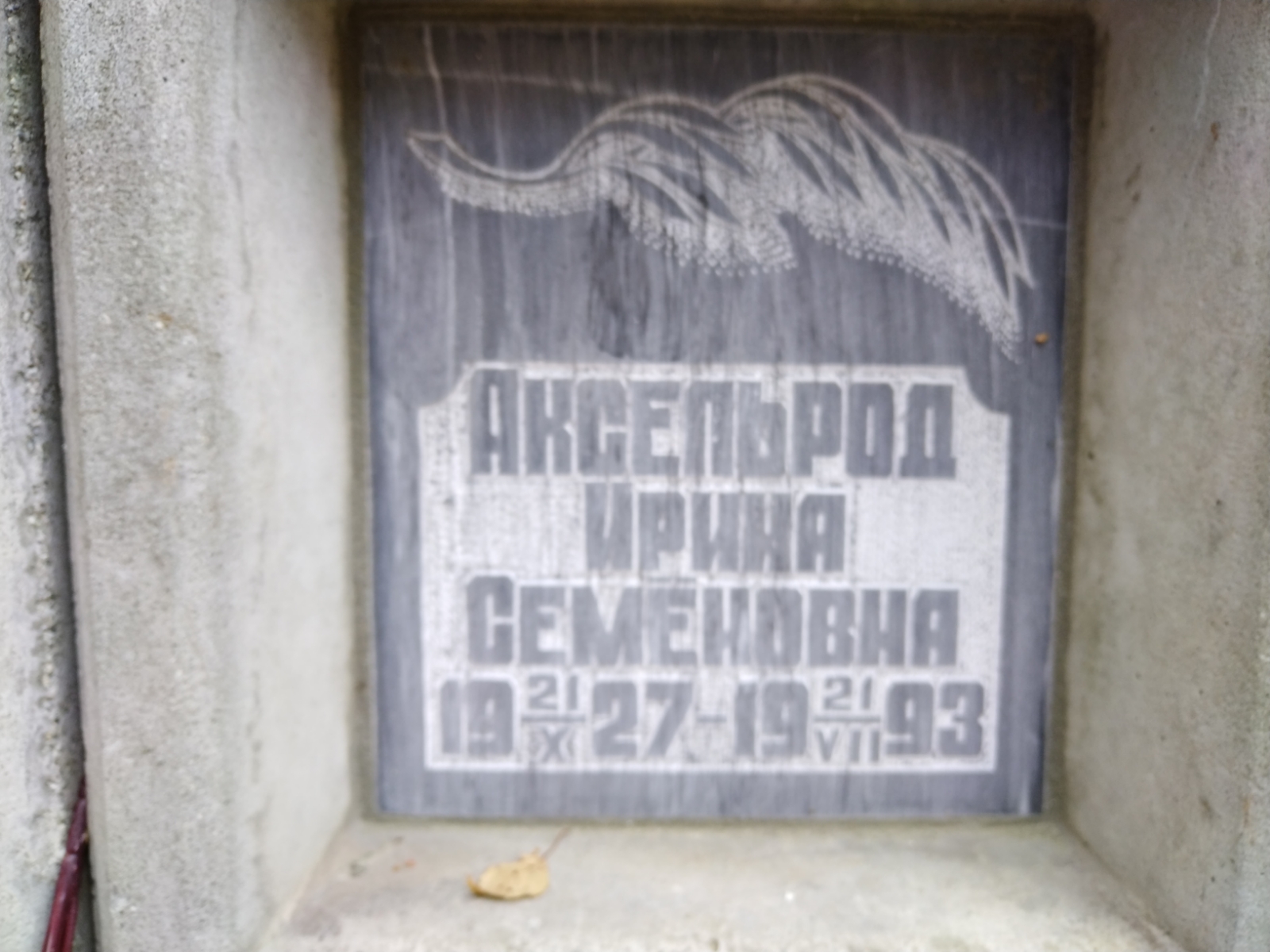 Аксельрод Ирина Семеновна