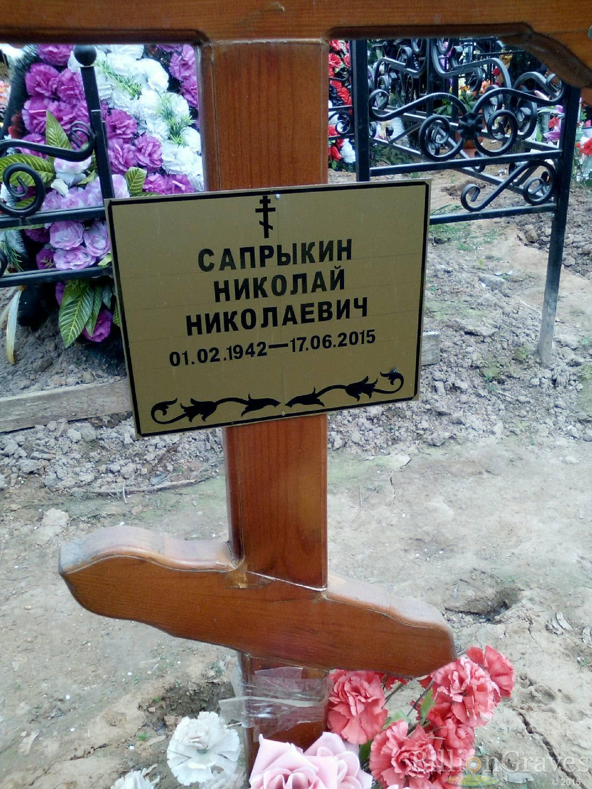сапрыкин николай николаевич