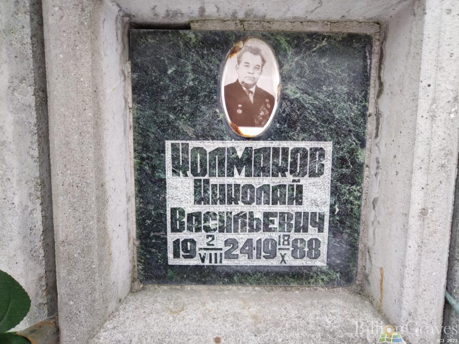 Колмаков Николай Васильевич