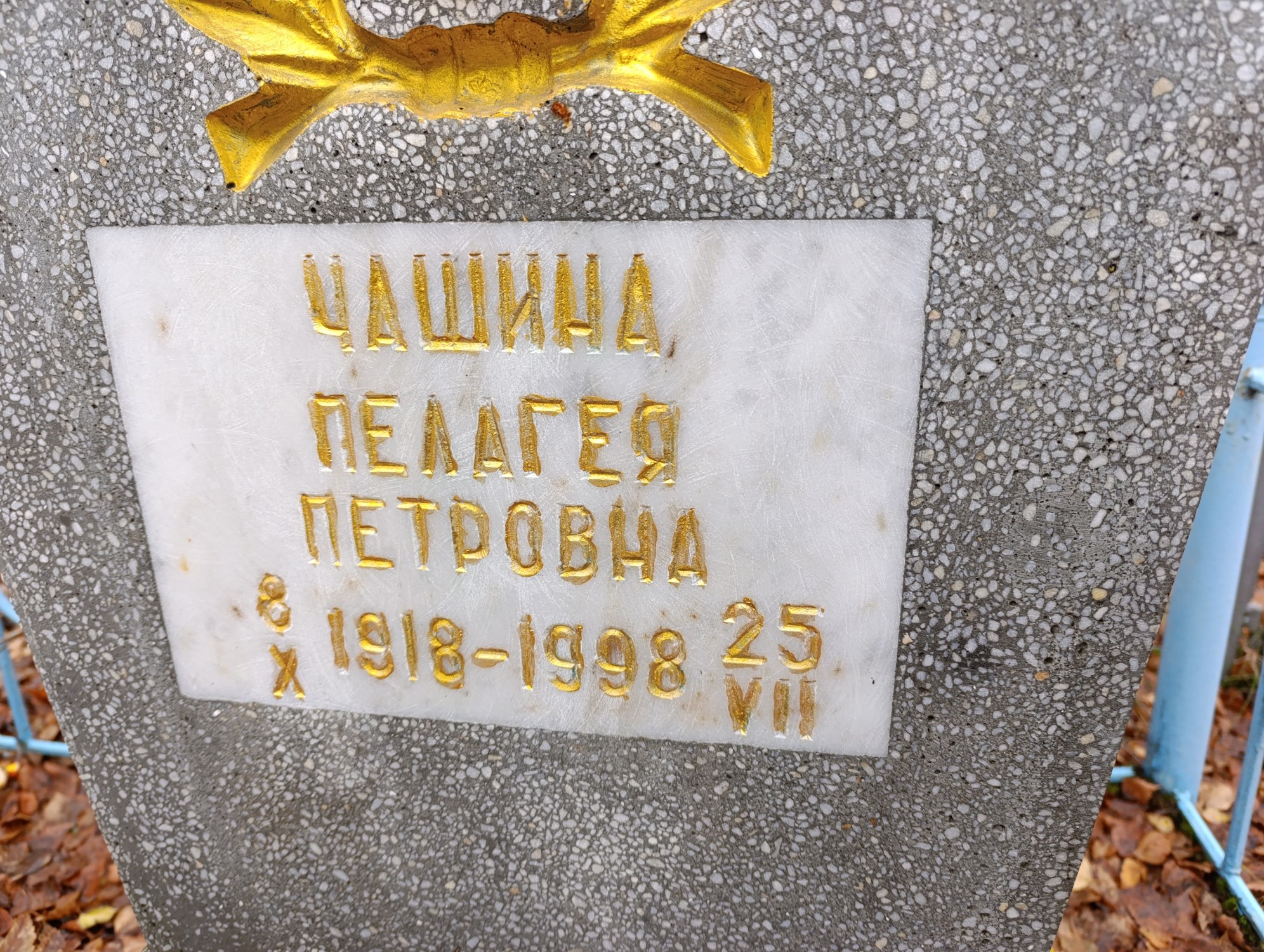 Чашина Пелагея Петровна