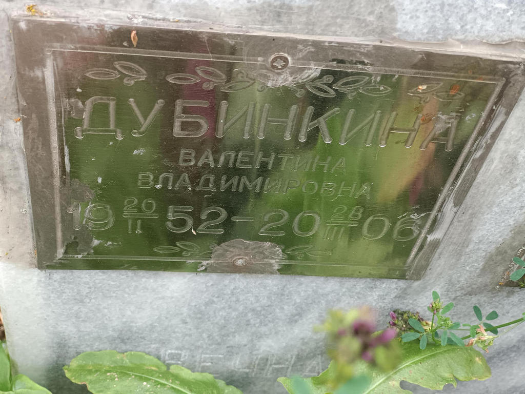 Дубинкина Валентина Владимировна