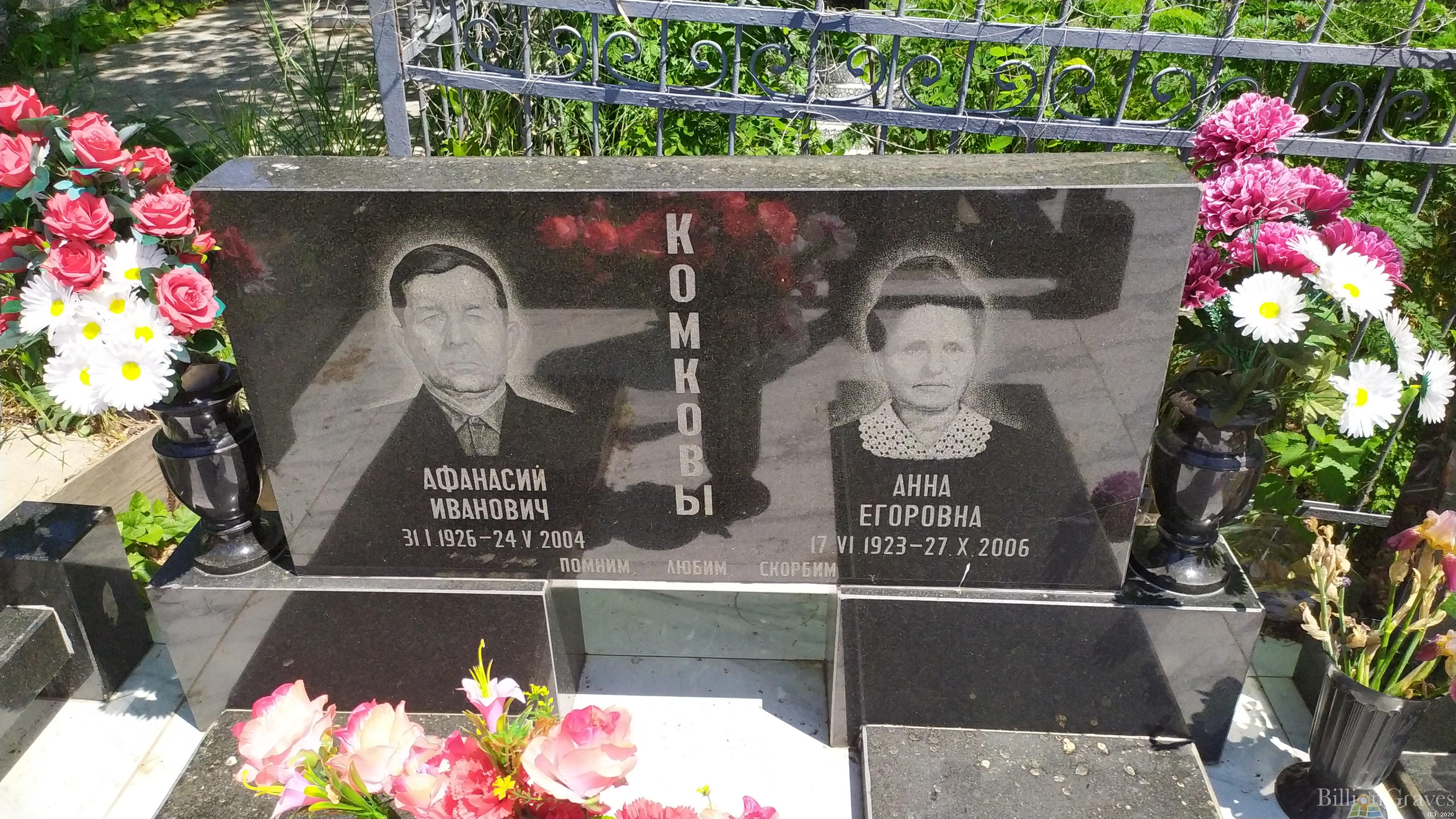 Комкова Анна Егоровна