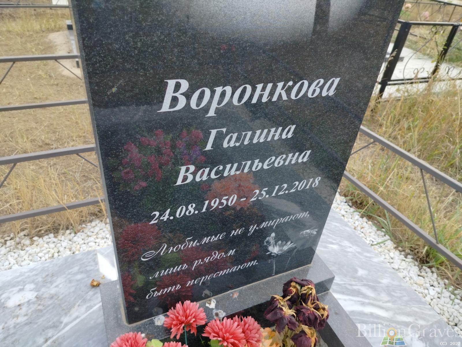 Воронкова Галина Васильевна