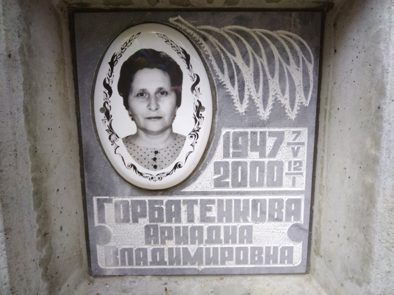 Горбатенкова Ариадна Владимировна