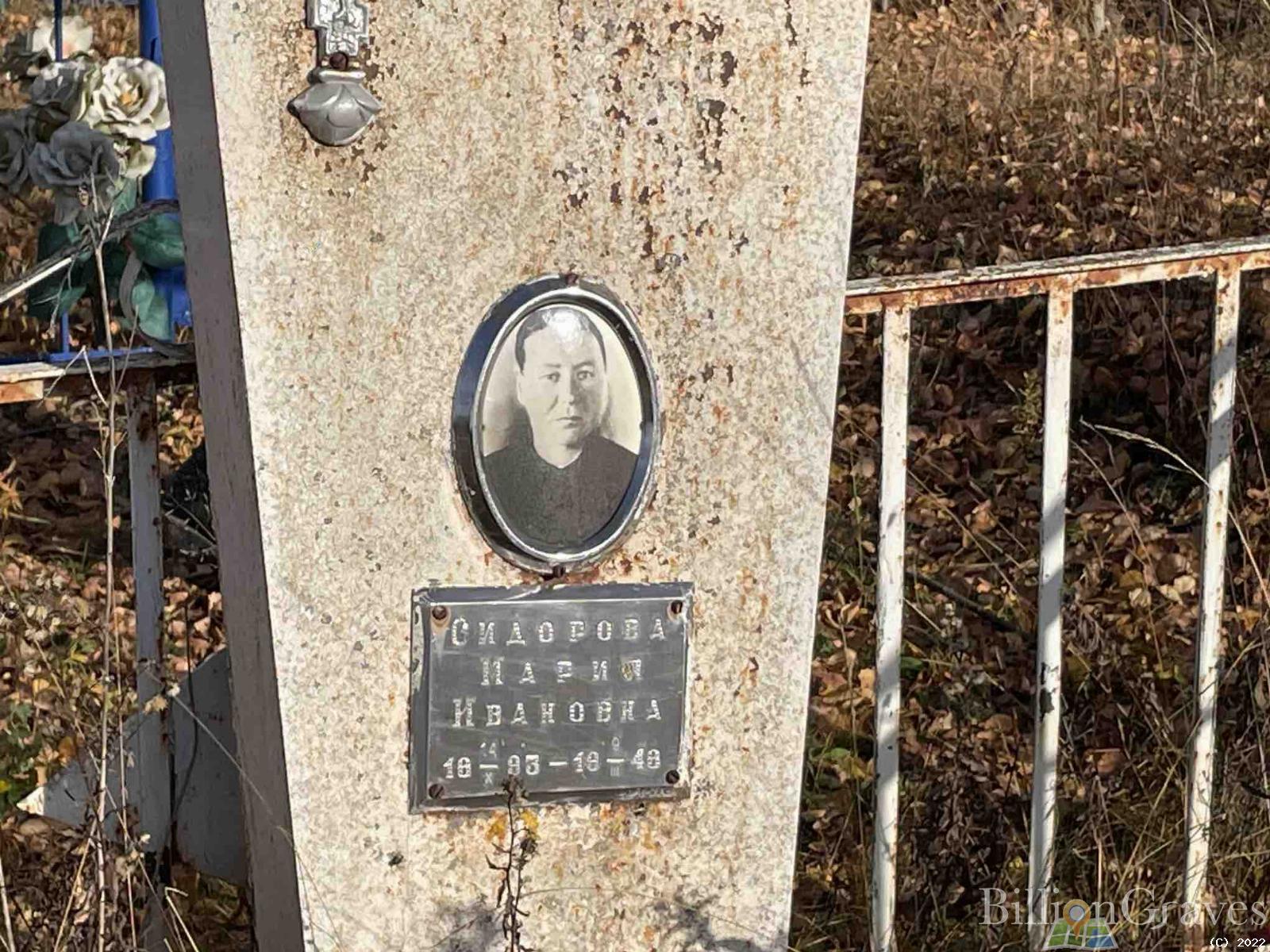 Сидорова Мария Ивановна