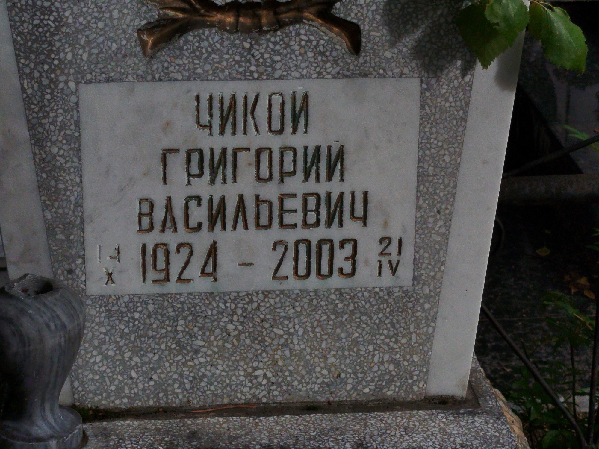 Чикой Григорий Васильевич