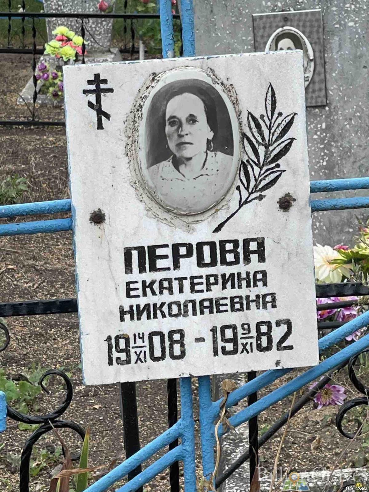 Перова Екатерина Николаевна
