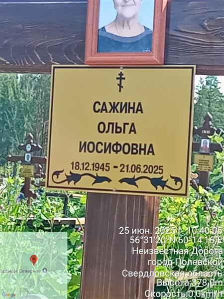 Сажина Ольга Иосифовна
