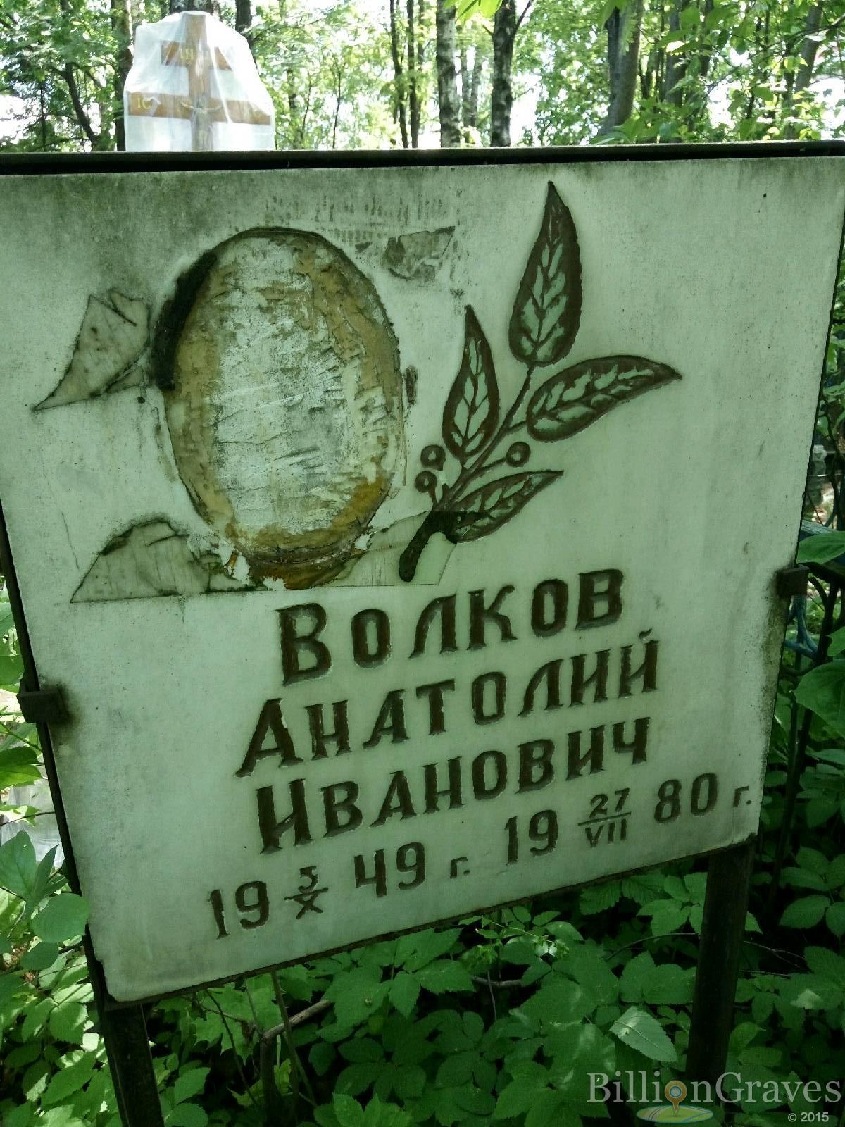 Волков Анатолий Иванович