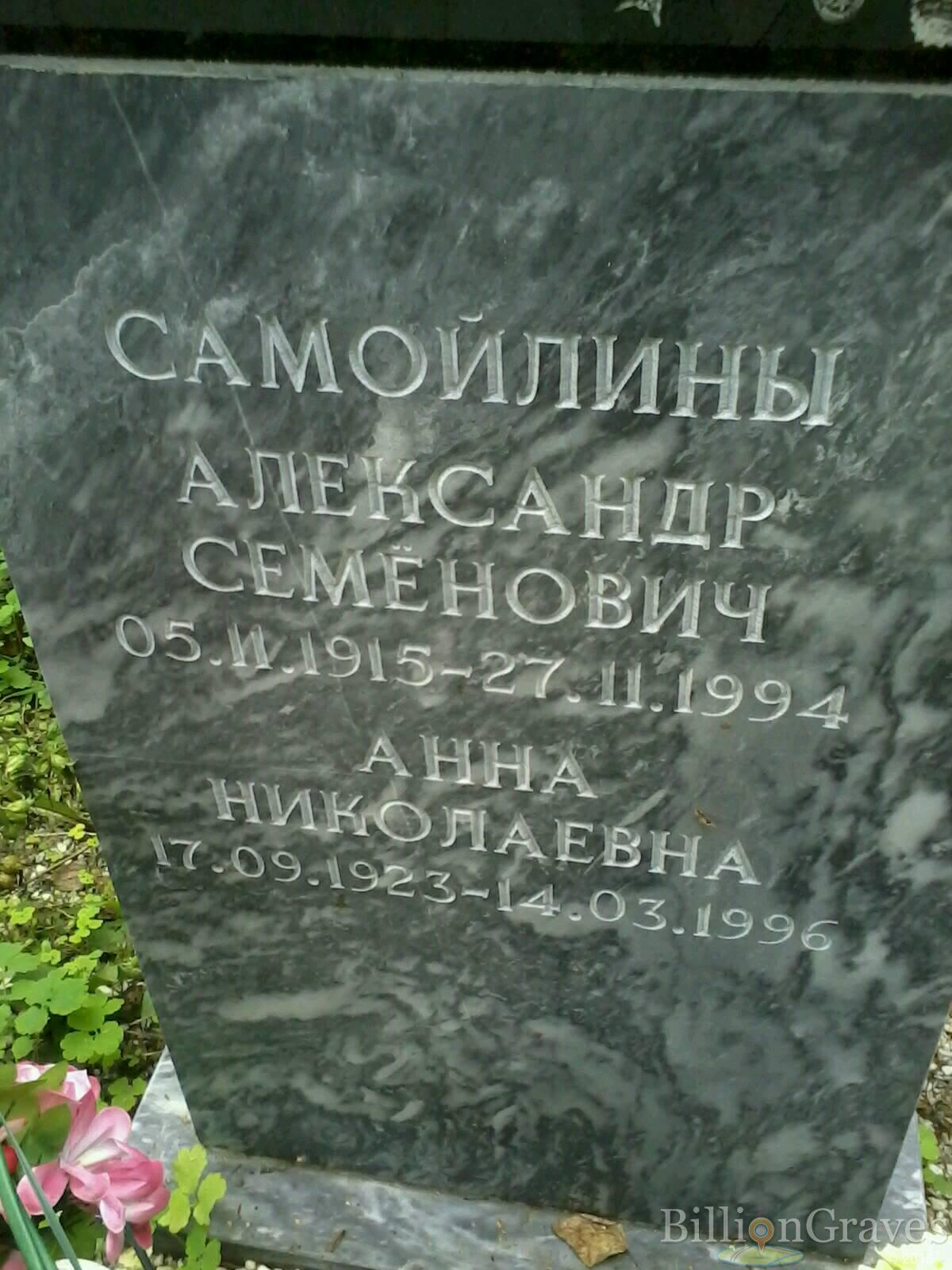 самойлина анна николаевна