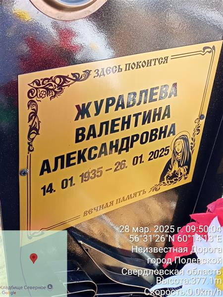 Журавлева Валентина Александровна