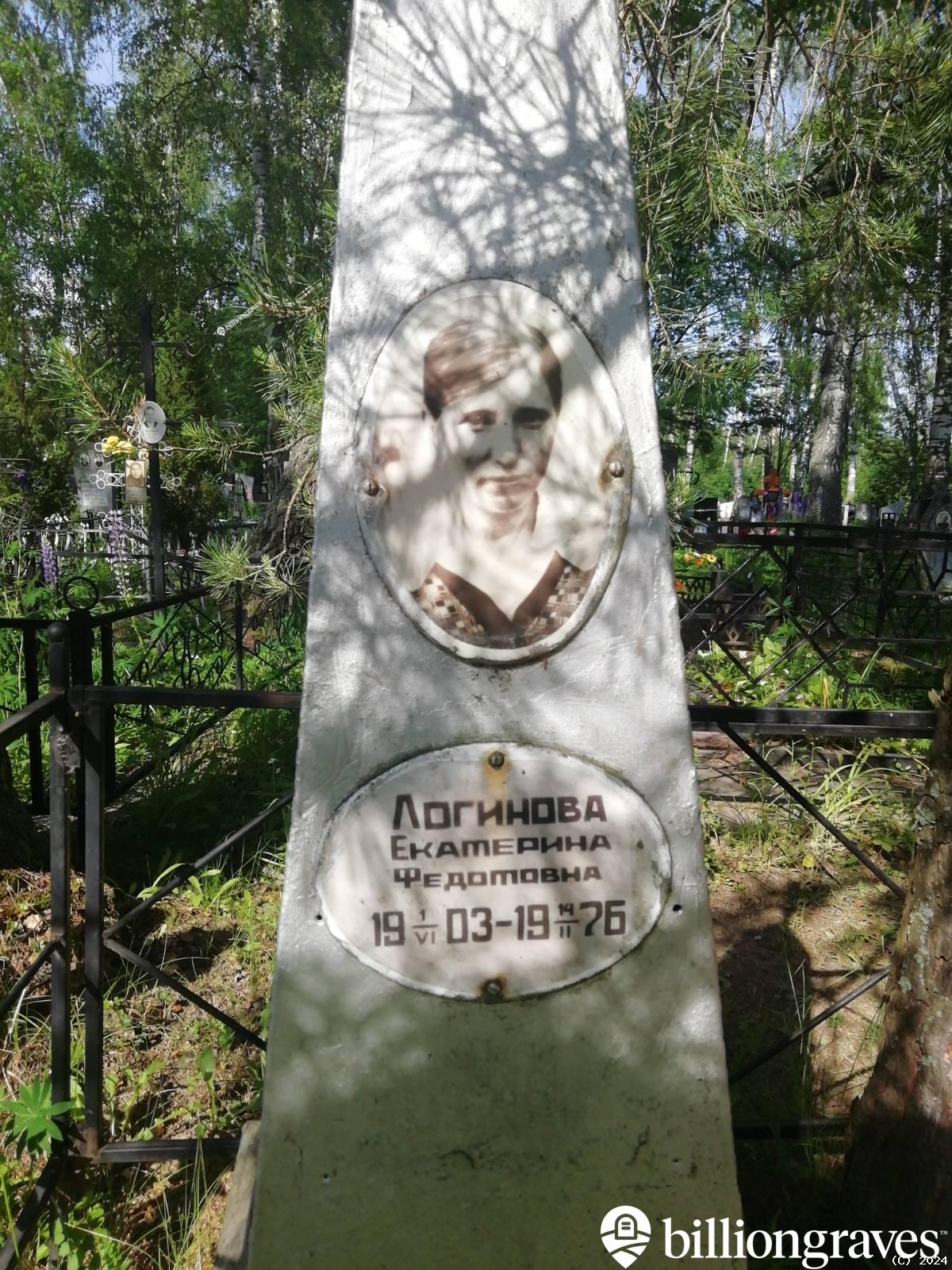 Логинова Екатерина Федотовна