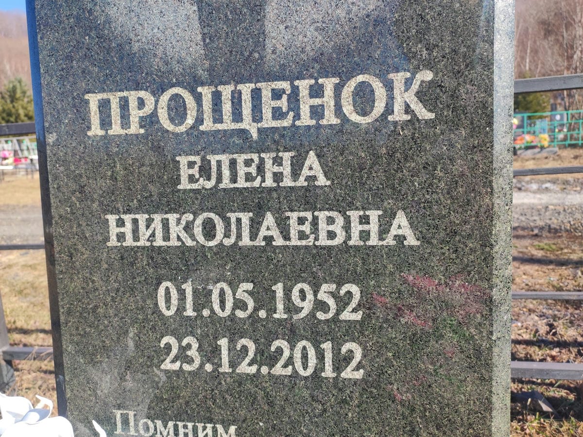 Прощенок Елена Николаевна