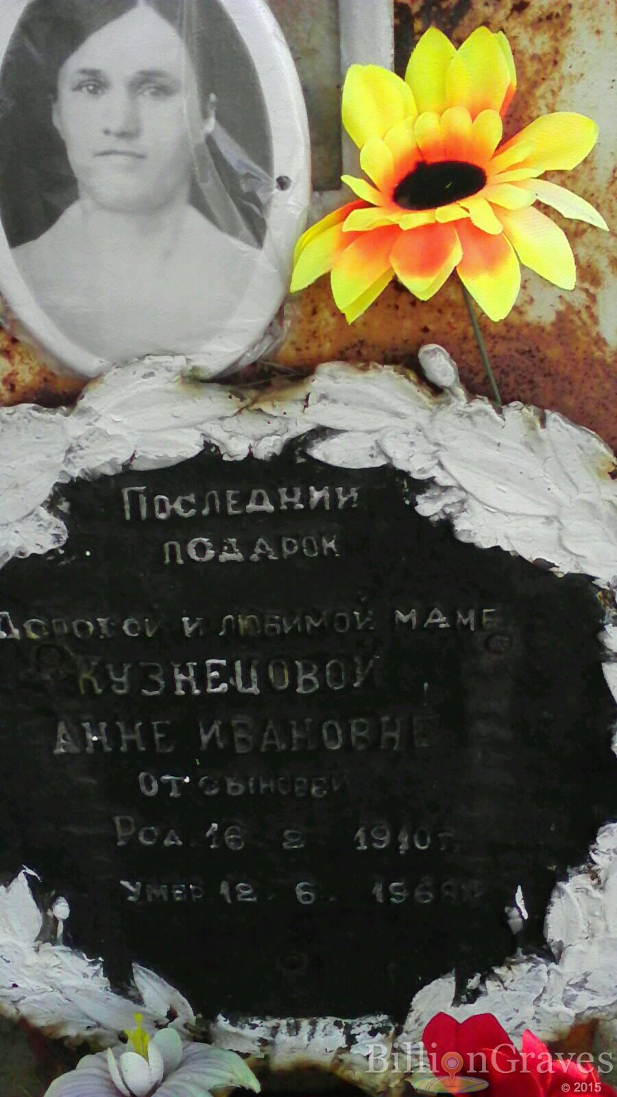 Кузнецова Анна Ивановна