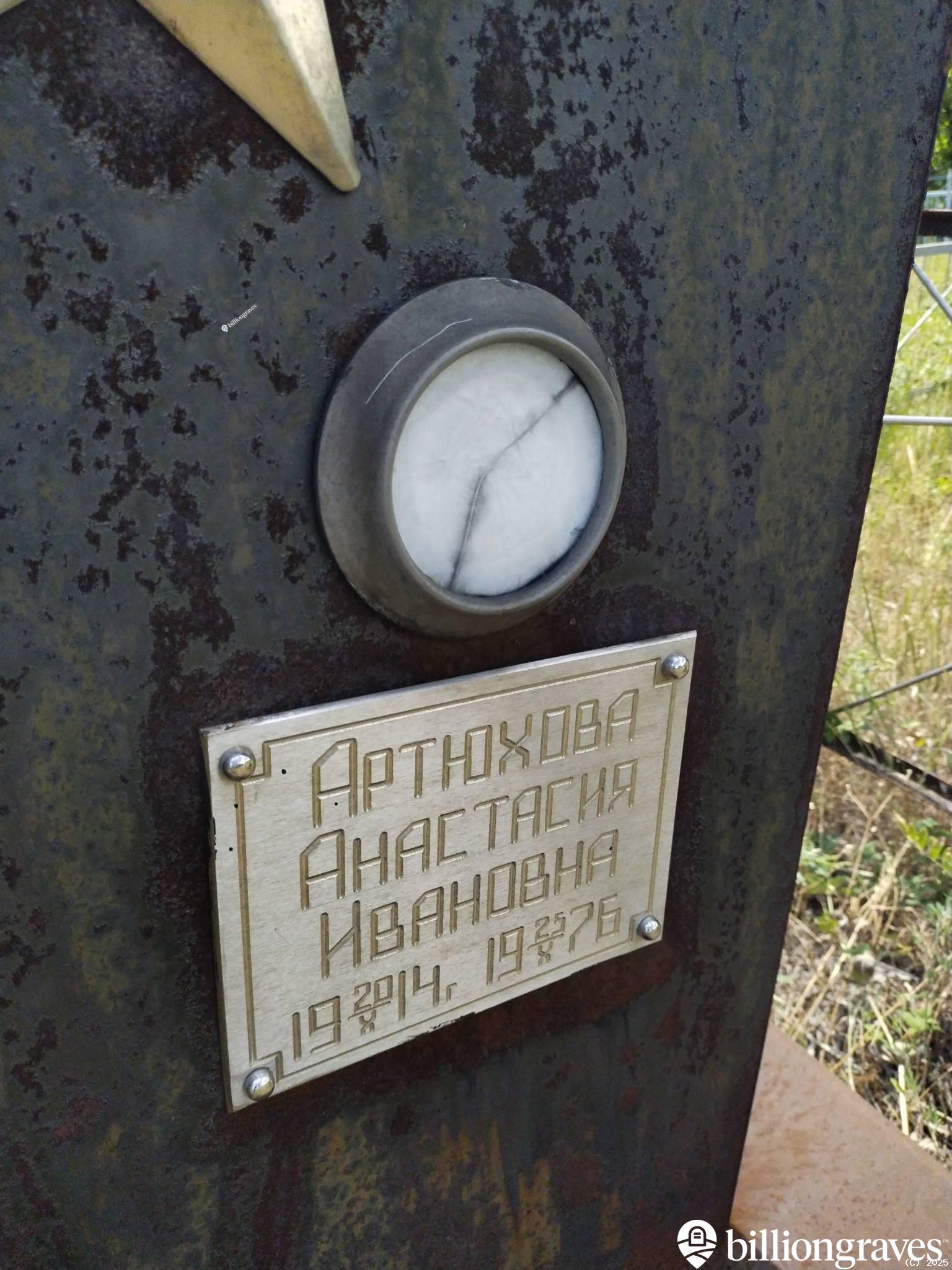 Артюхова Анастасия Ивановна