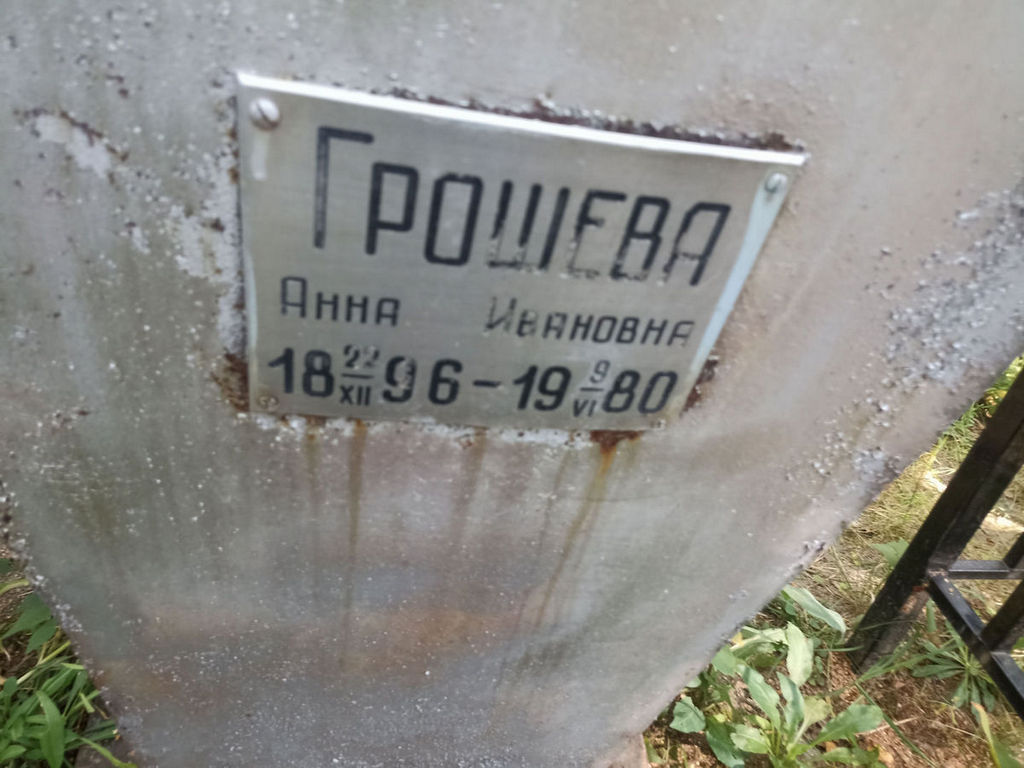 Грошева Анна Ивановна