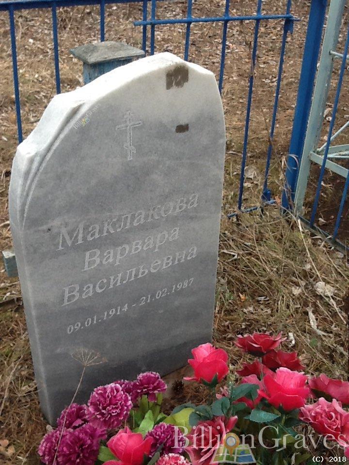 Маклакова Варвара Васильевна