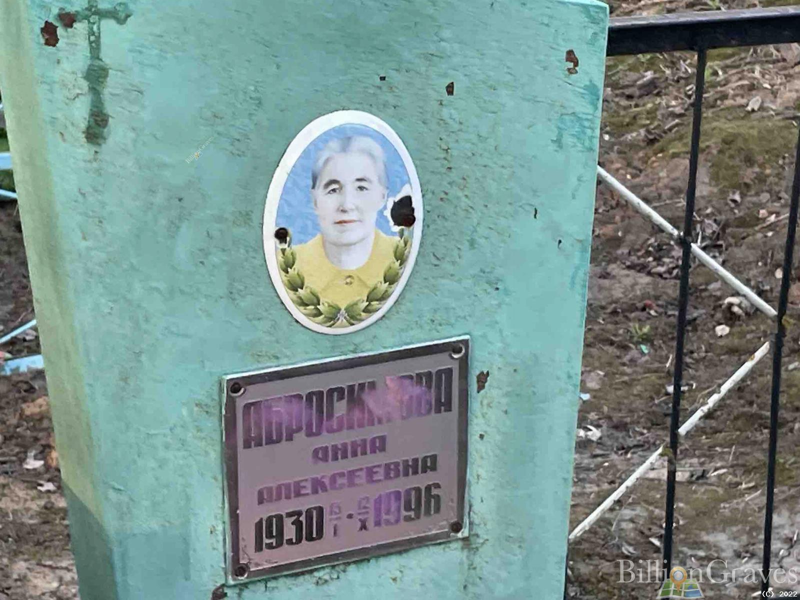 Абросимова Анна Алексеевна