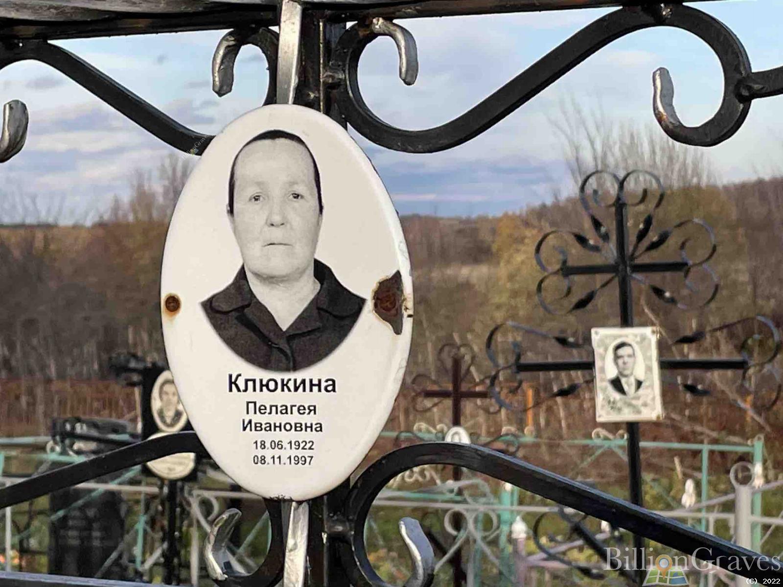 Клюкина Пелагея Ивановна