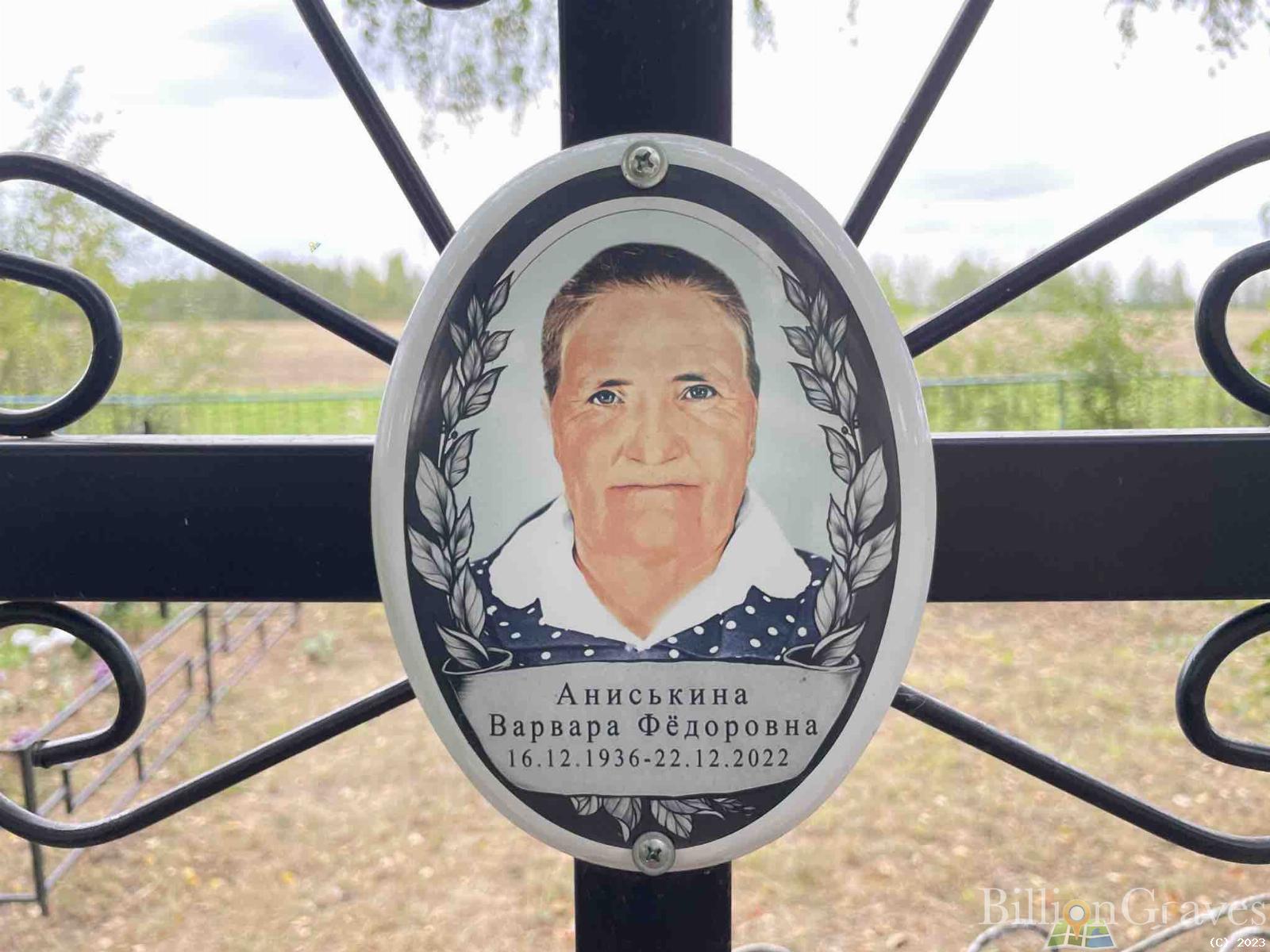 Аниськина Варвара Фёдоровна